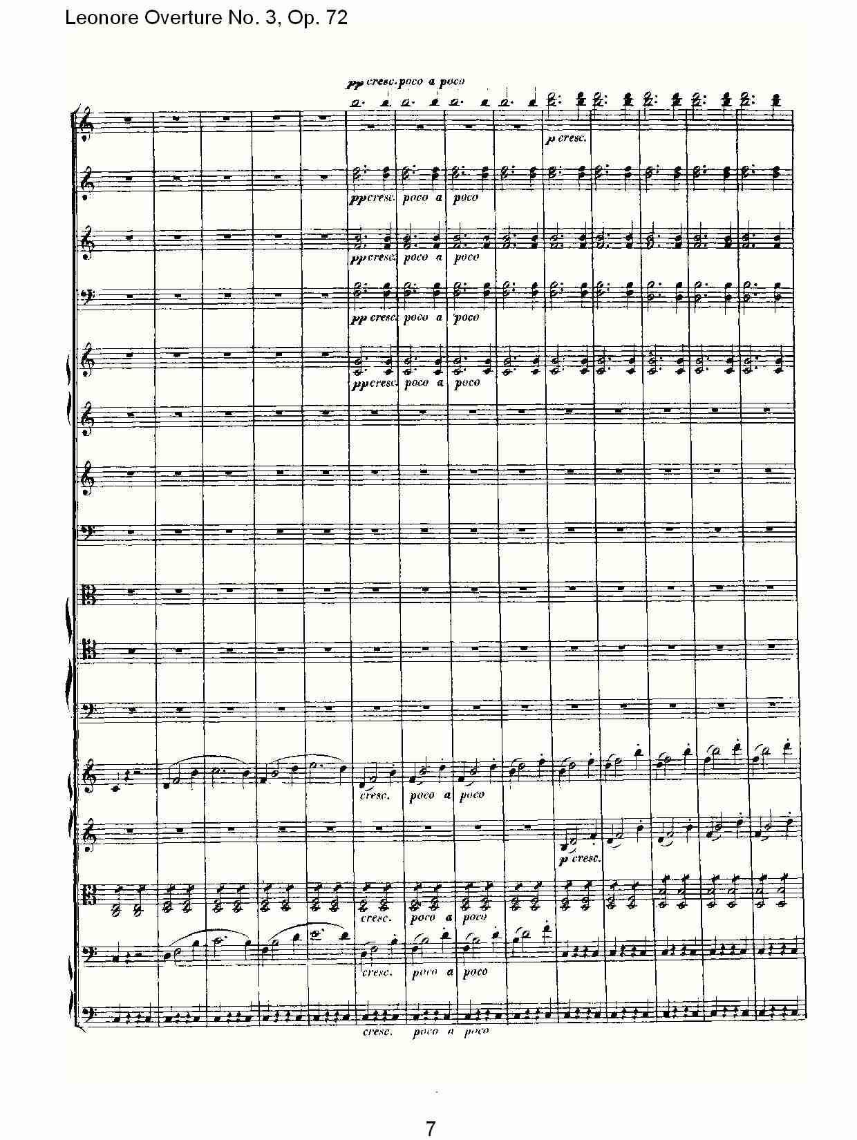 Leonore Overture No. 3, Op. 72　（一）总谱（图7）