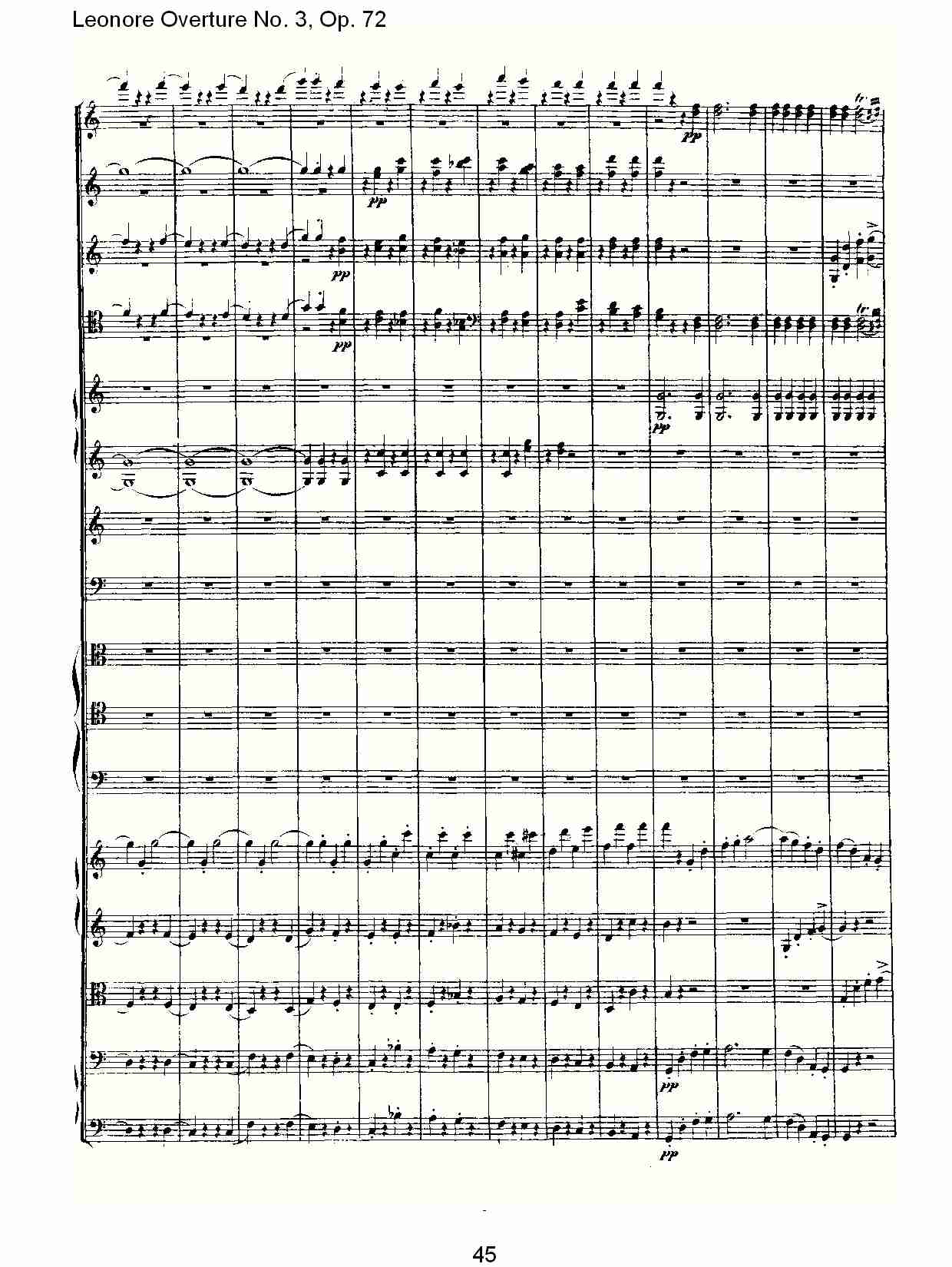 Leonore Overture No. 3, Op. 72　（五）总谱（图5）