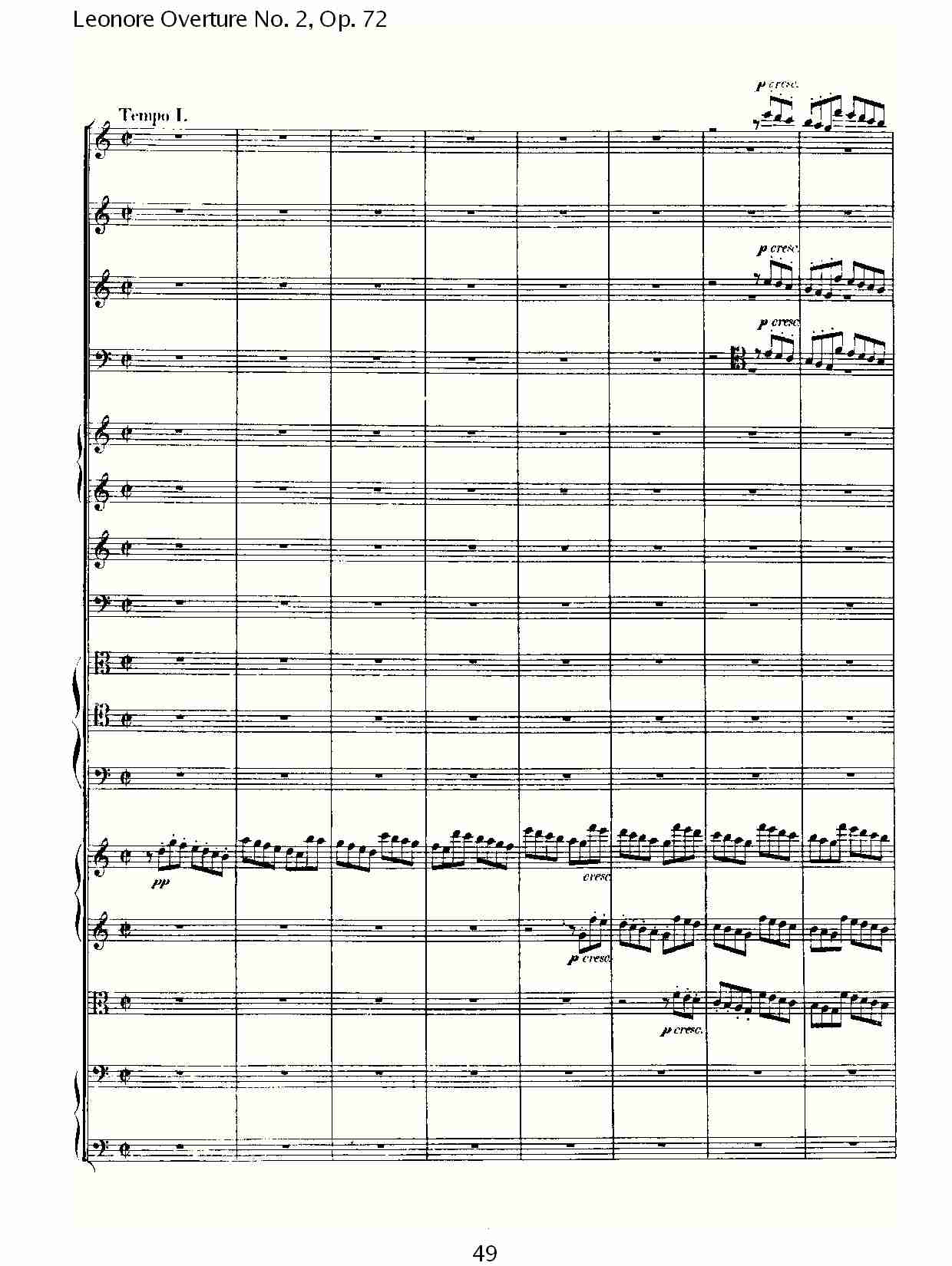 Leonore Overture No. 2, Op. 72 （五）总谱（图9）