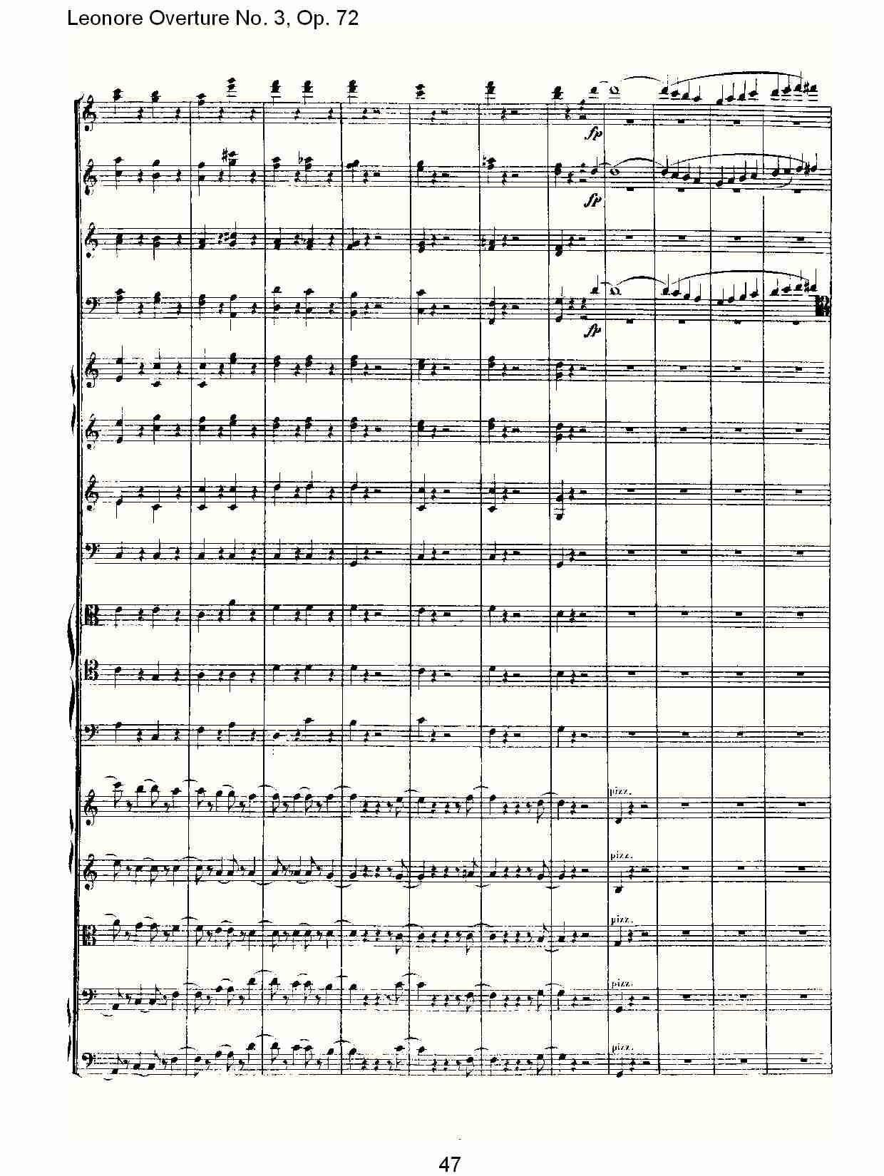 Leonore Overture No. 3, Op. 72　（五）总谱（图7）