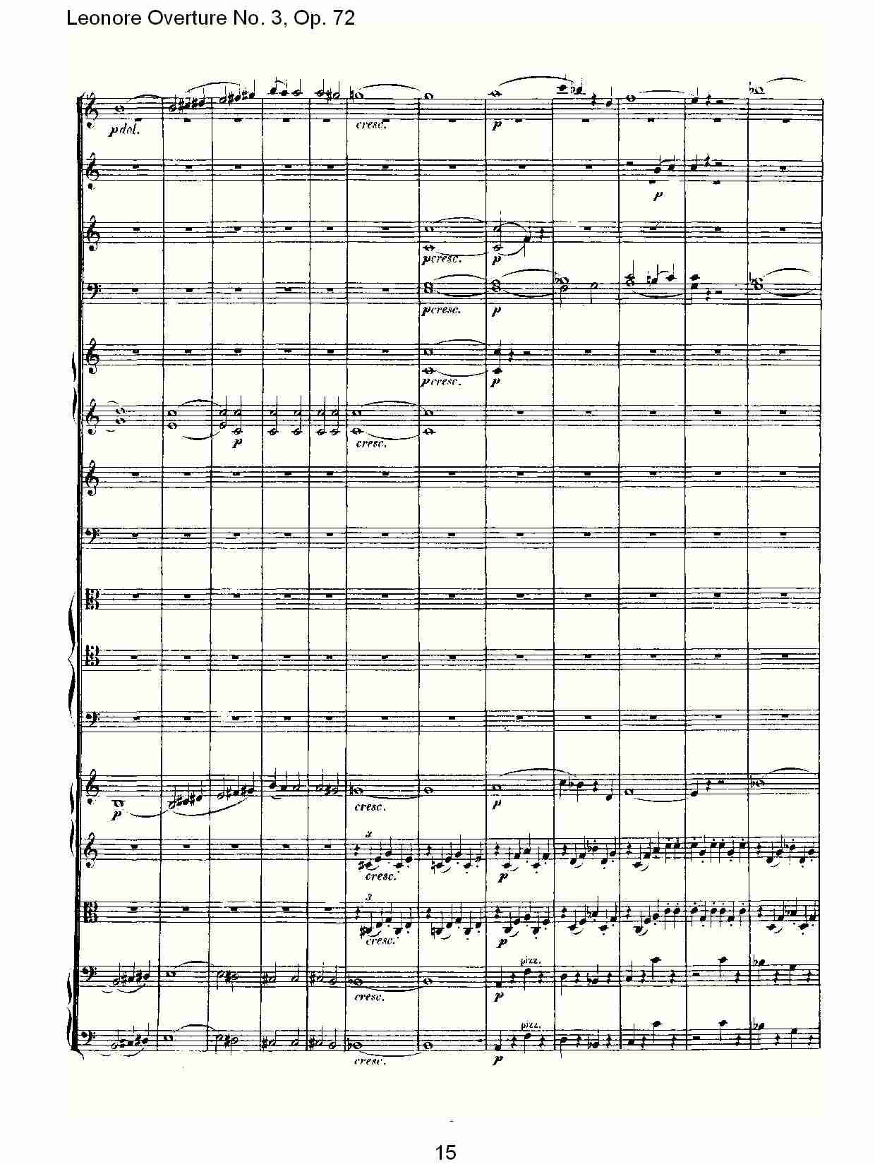 Leonore Overture No. 3, Op. 72　（二）总谱（图5）