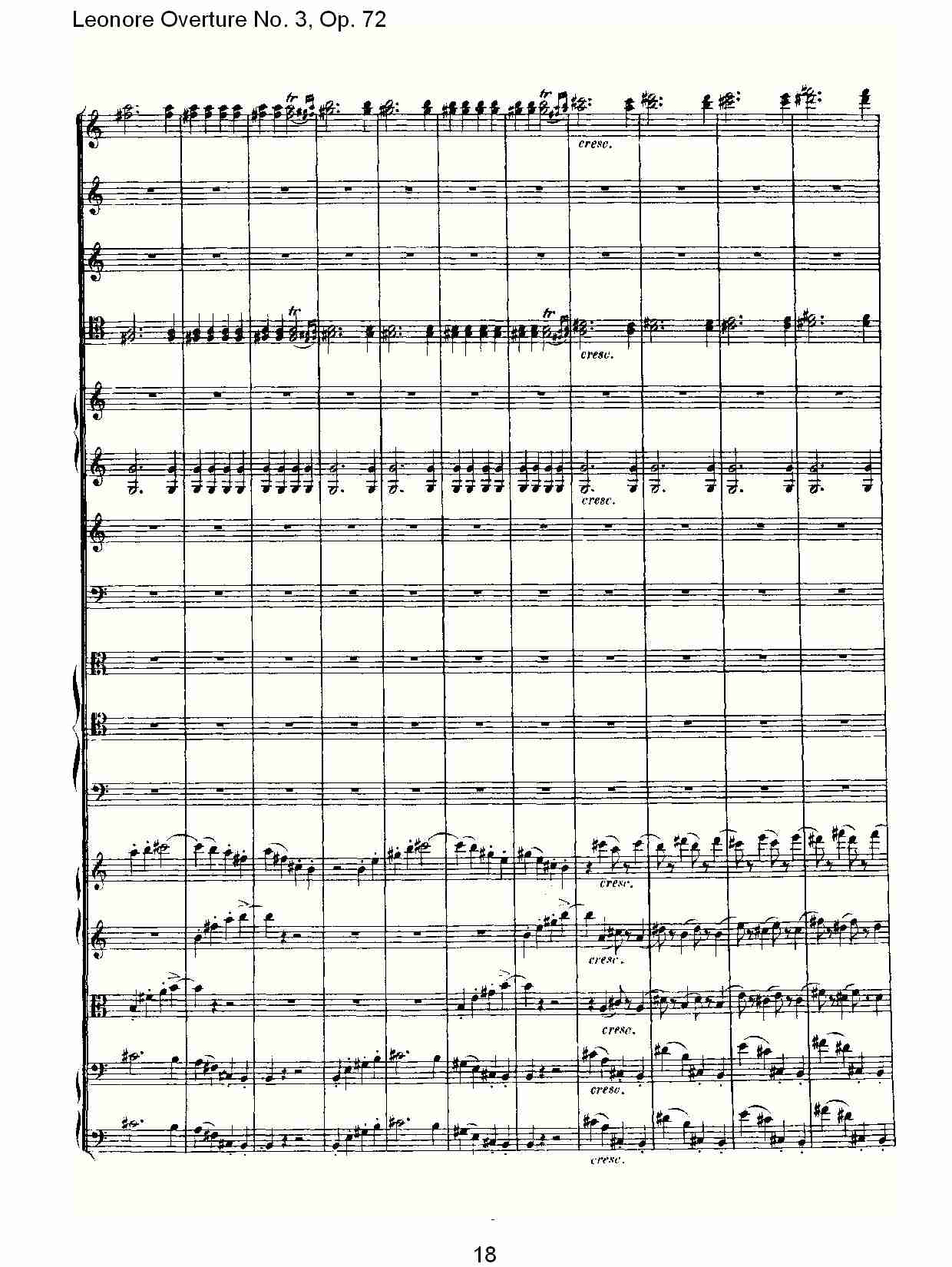 Leonore Overture No. 3, Op. 72　（二）总谱（图8）