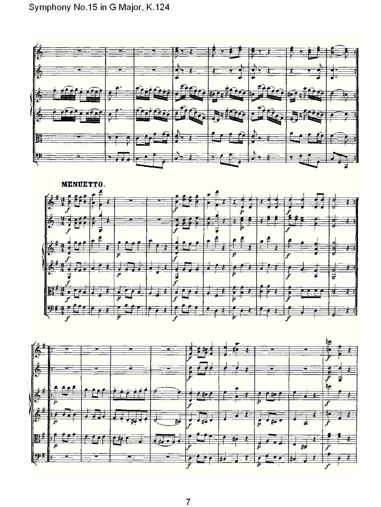 (G大调第十五交响曲K.124)（一）总谱（图7）
