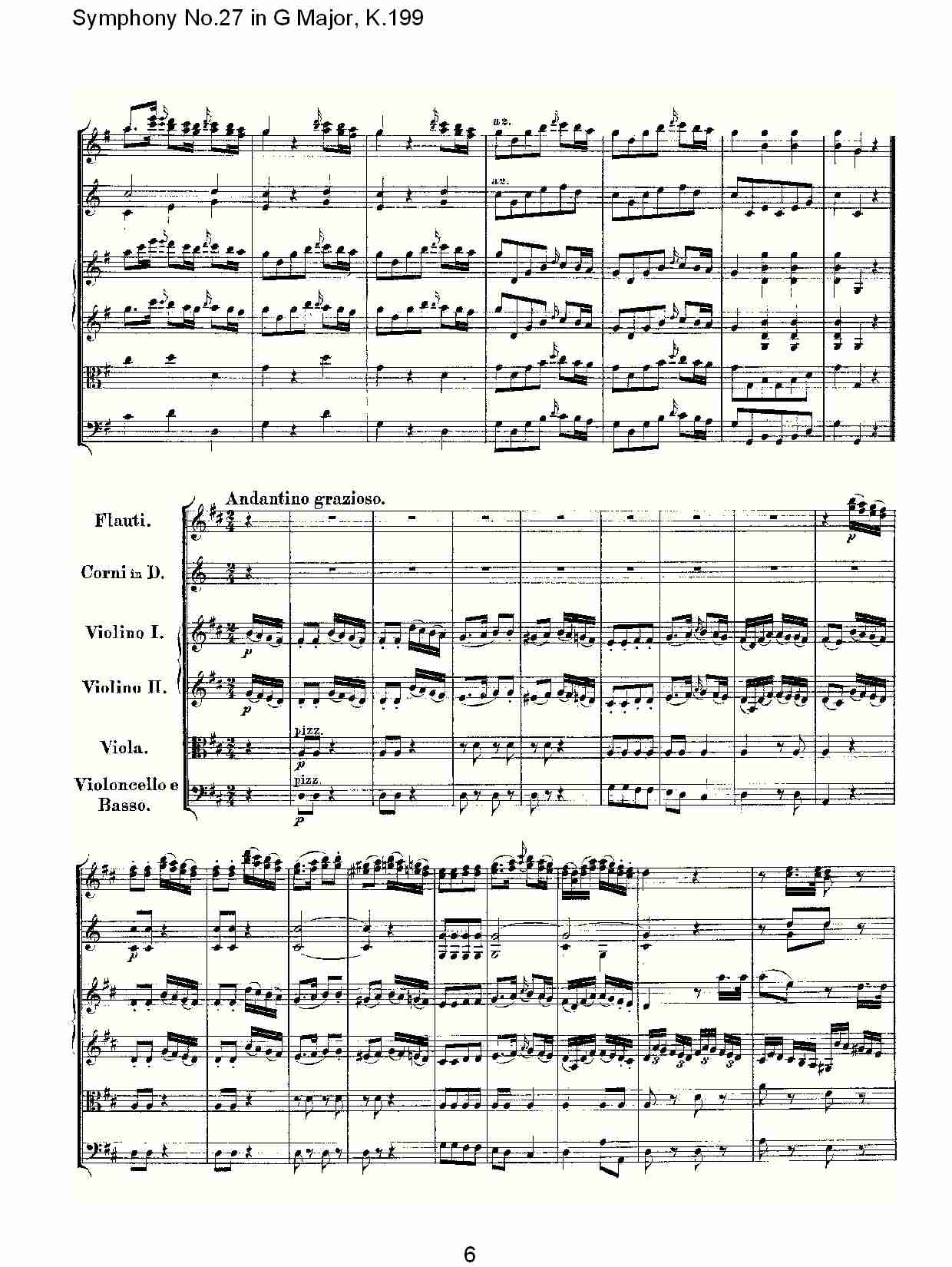 (G大调第二十七交响曲K.199)（一）总谱（图6）