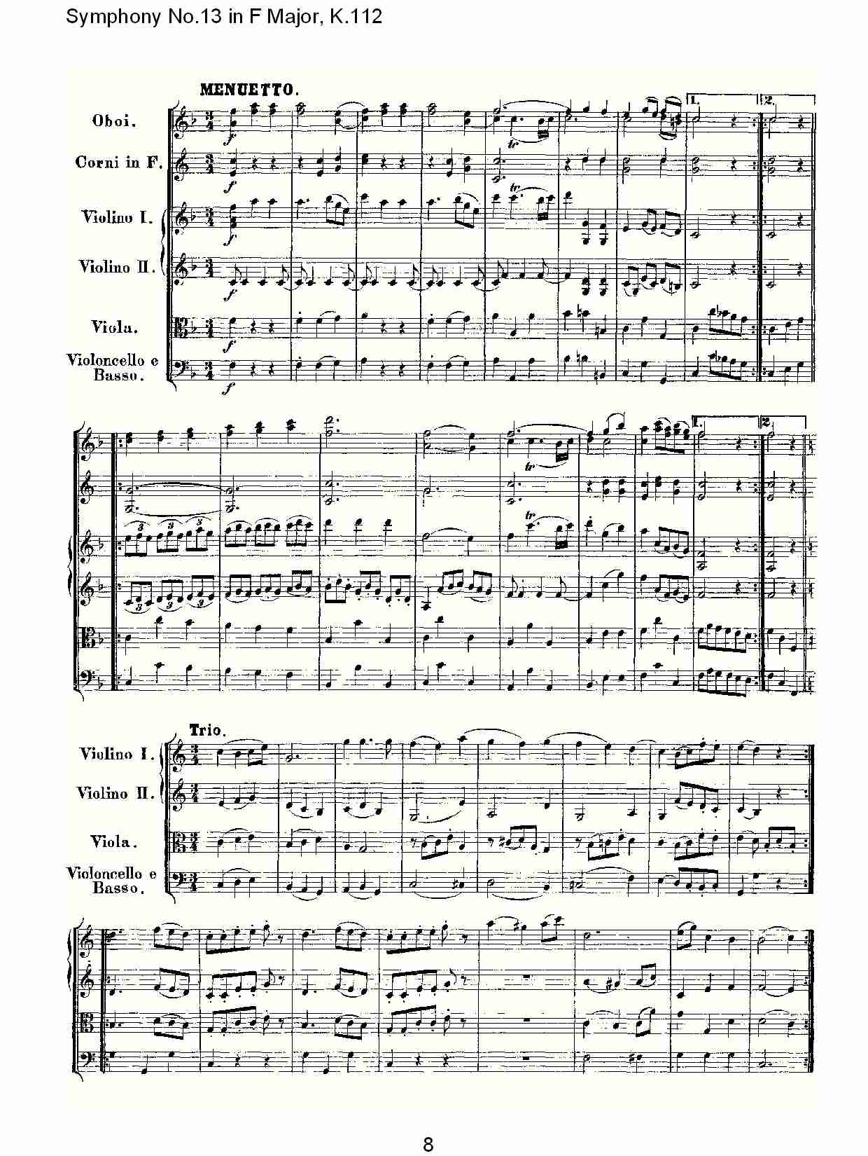 (F大调第十三交响曲K.112)（一）总谱（图8）