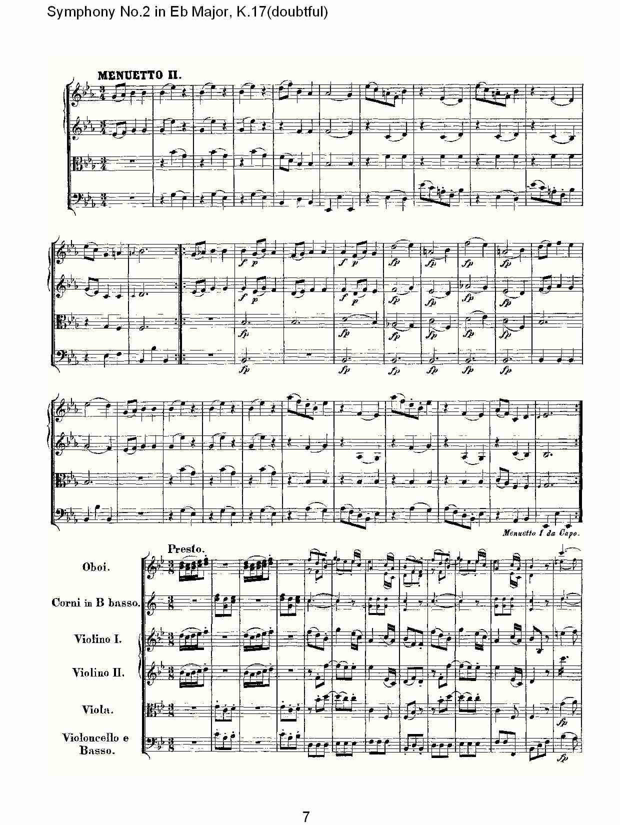 (Bb大调第二交响曲K.17)总谱（图7）