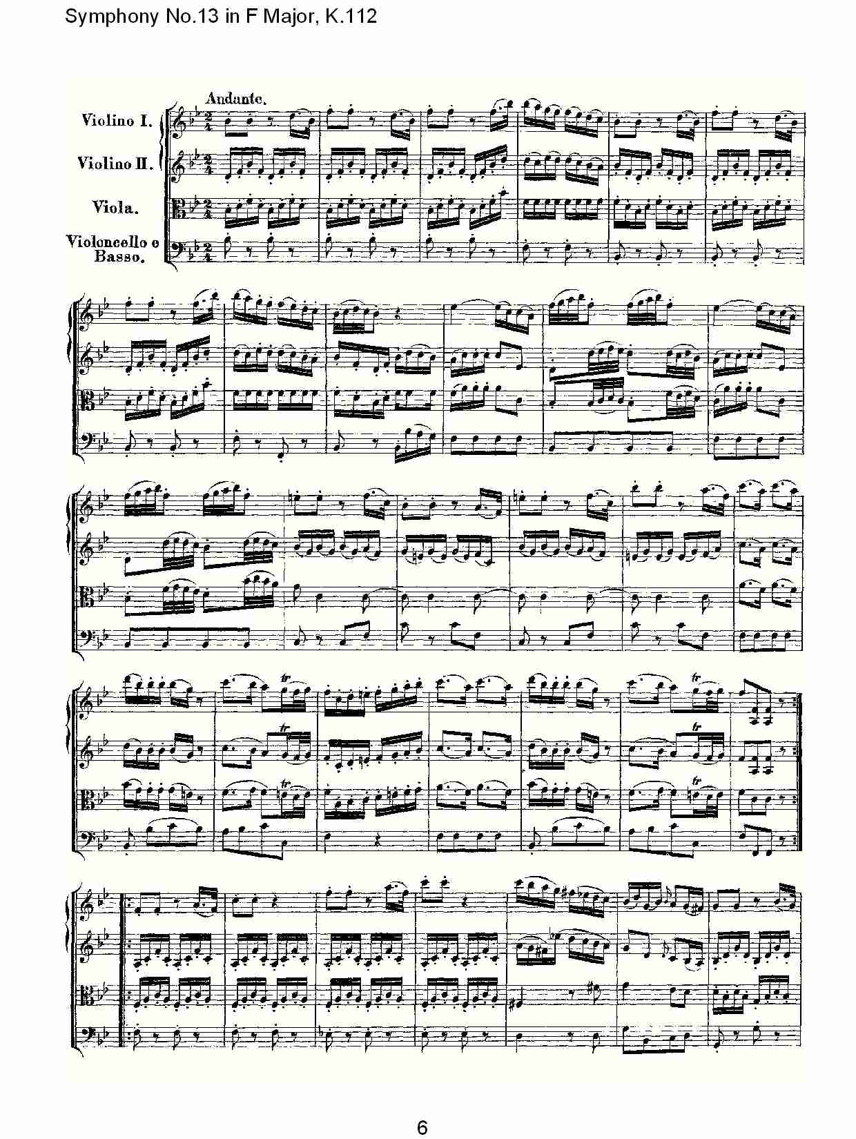 (F大调第十三交响曲K.112)（一）总谱（图6）