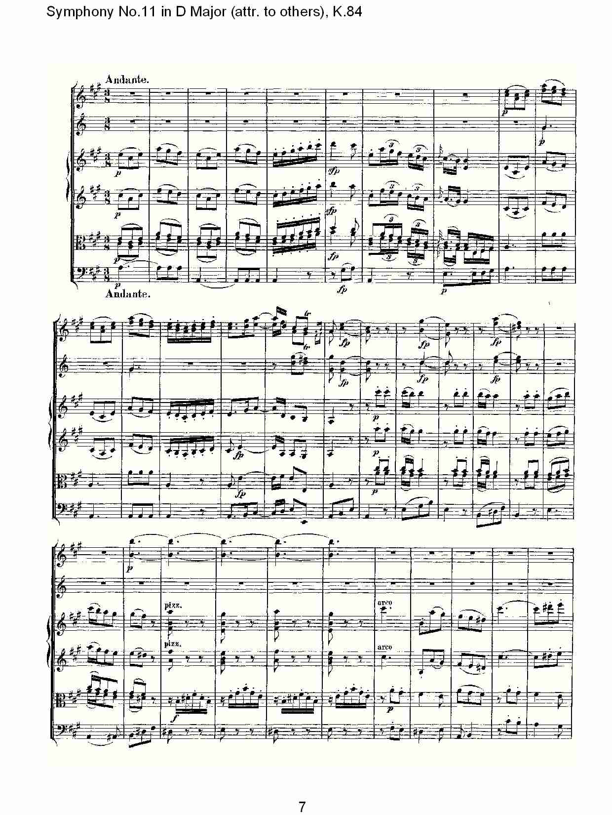 (D大调第十一交响曲K.84)（一）总谱（图7）