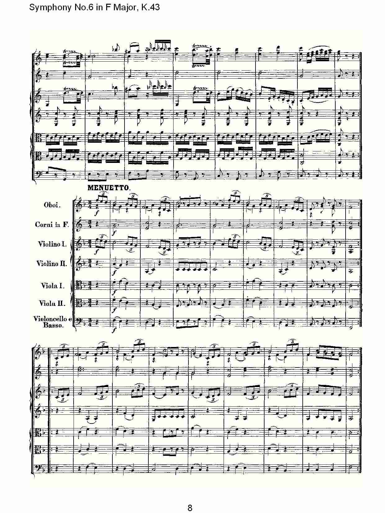 F大调第六交响曲K.43(一)总谱（图8）