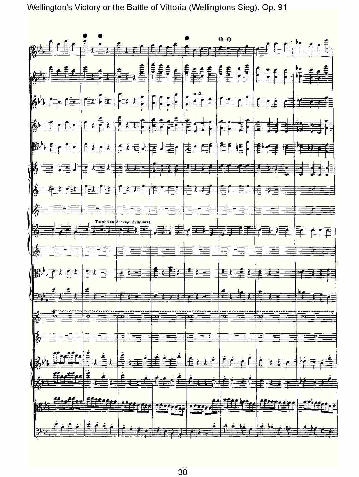 (Wellingtons Sieg), Op.91(第一乐章)(三)总谱（图10）
