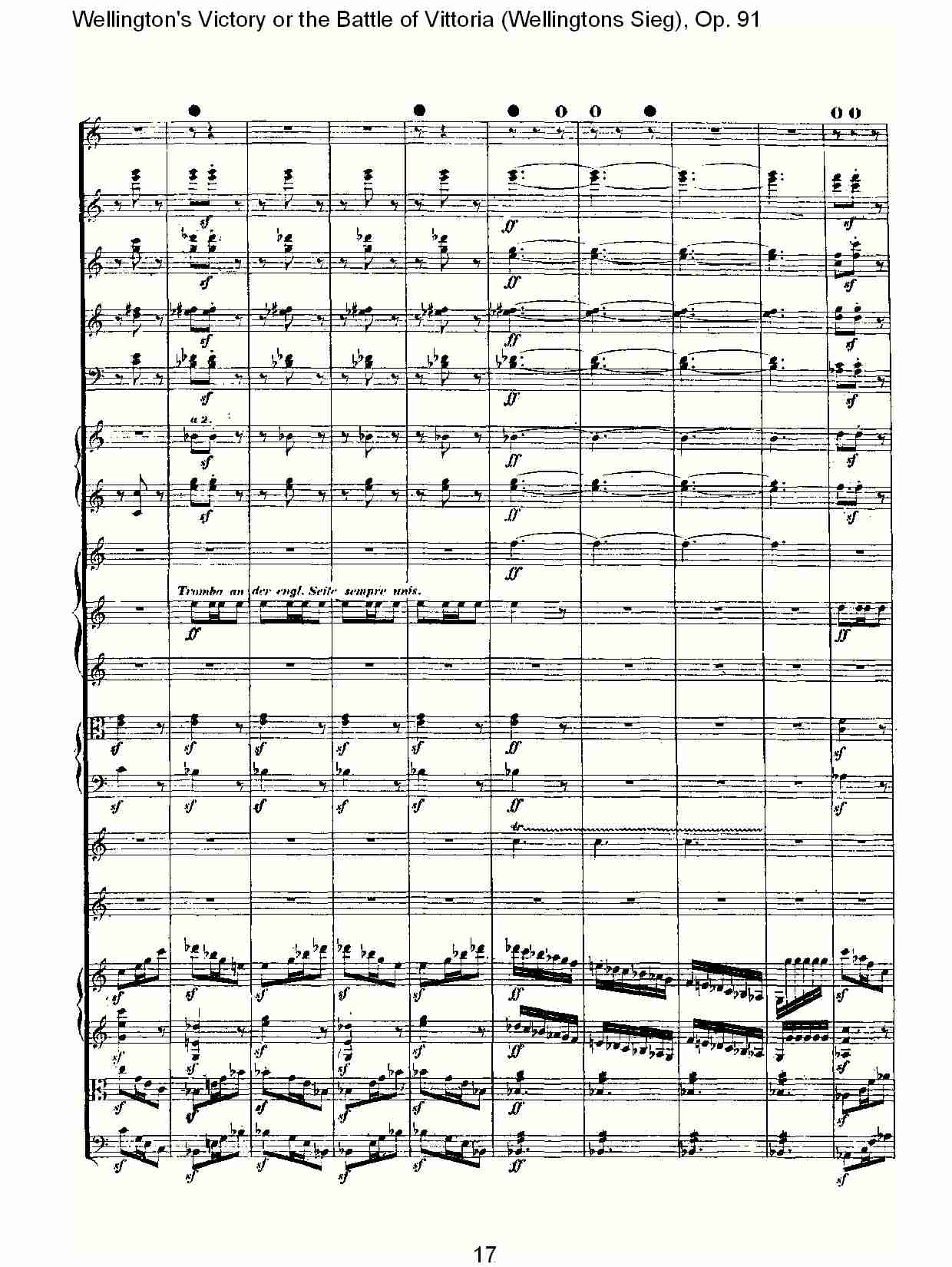 (Wellingtons Sieg), Op.91(第一乐章)(二)总谱（图7）