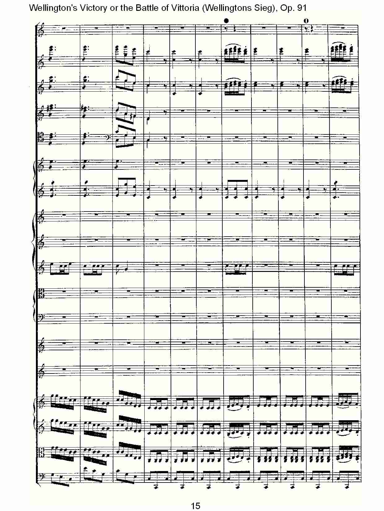 (Wellingtons Sieg), Op.91(第一乐章)(二)总谱（图5）