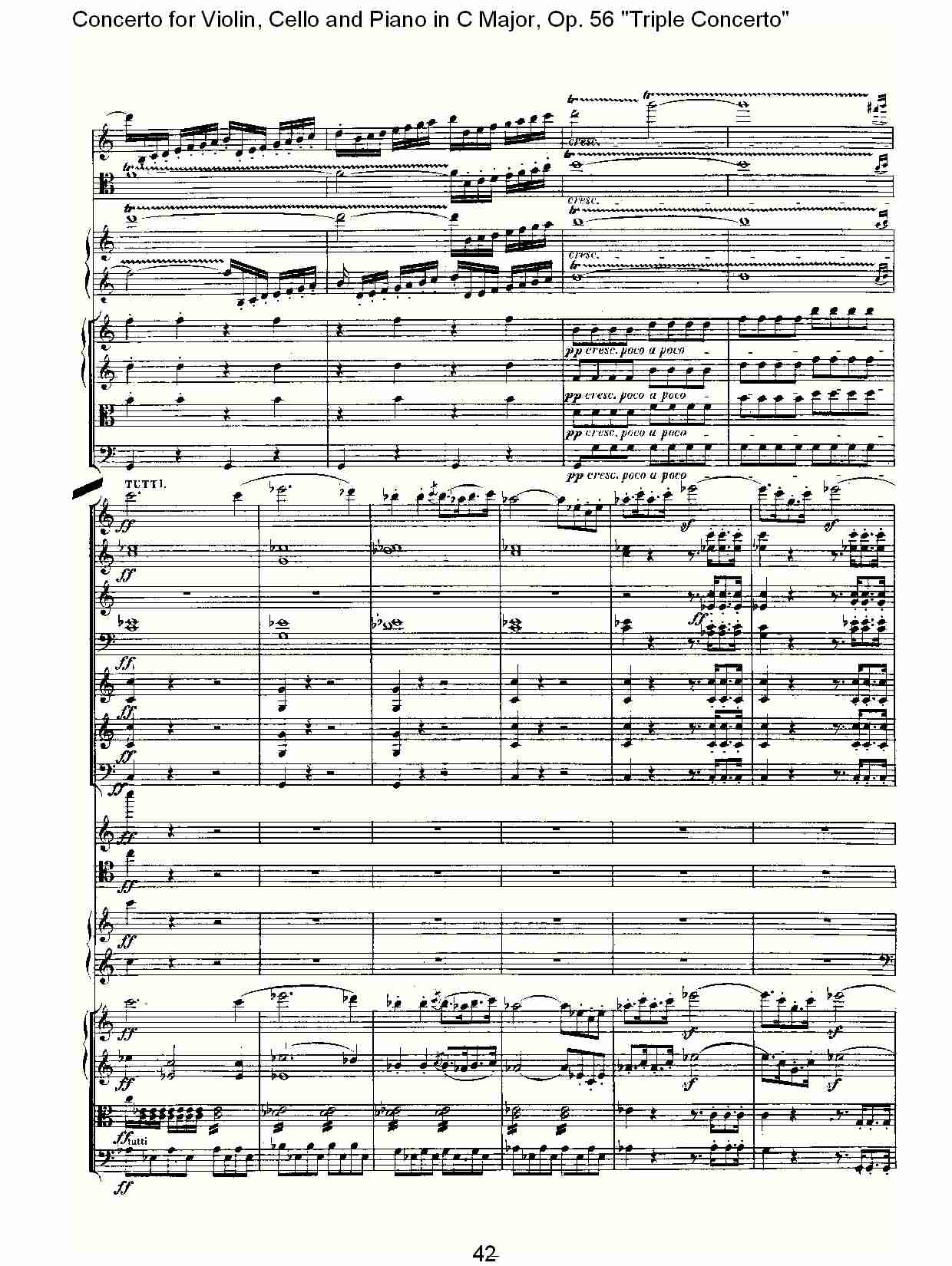 C大调大提琴与钢琴协奏曲 Op.56）第一乐章(五)总谱（图2）