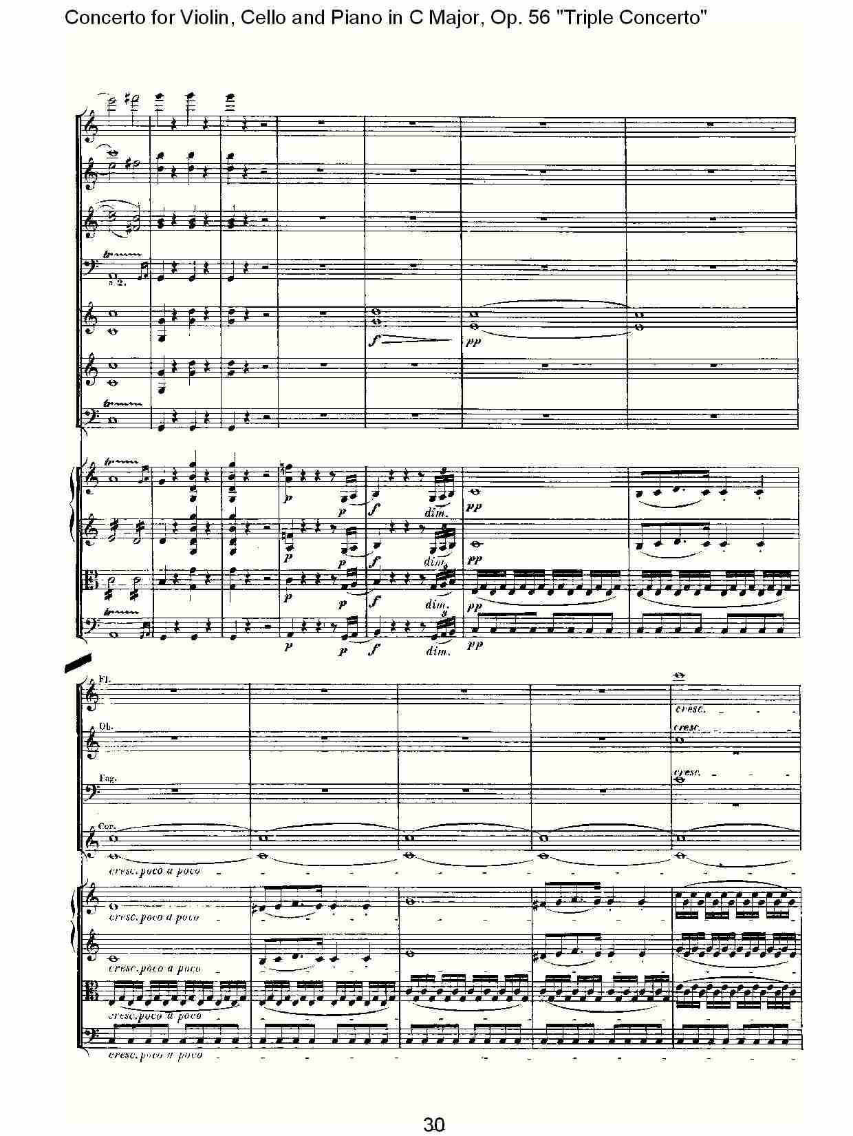 C大调大提琴与钢琴协奏曲 Op.56第一乐章(三)总谱（图10）