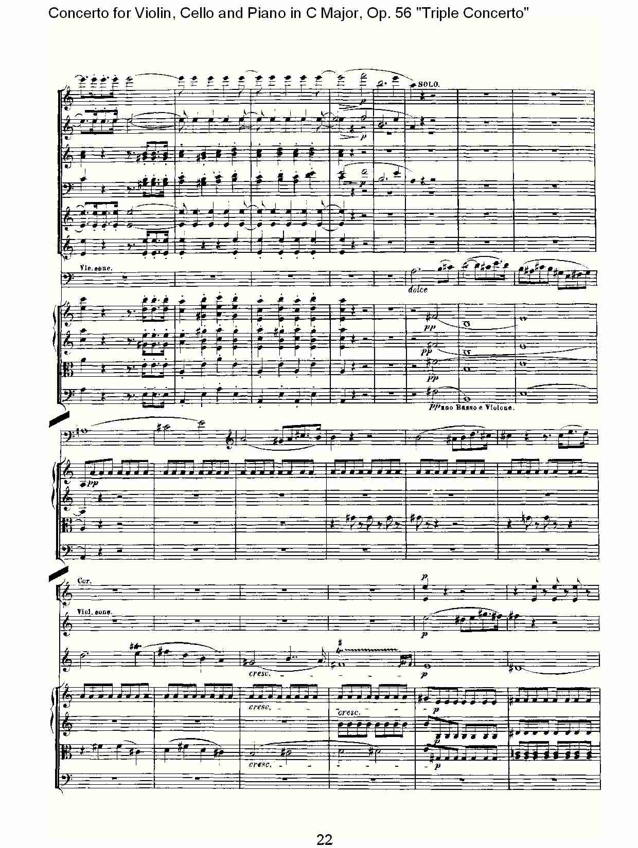 C大调大提琴与钢琴协奏曲 Op.56第一乐章(三)总谱（图2）