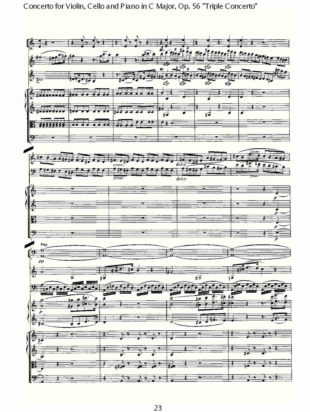 C大调大提琴与钢琴协奏曲 Op.56第一乐章(三)总谱（图3）