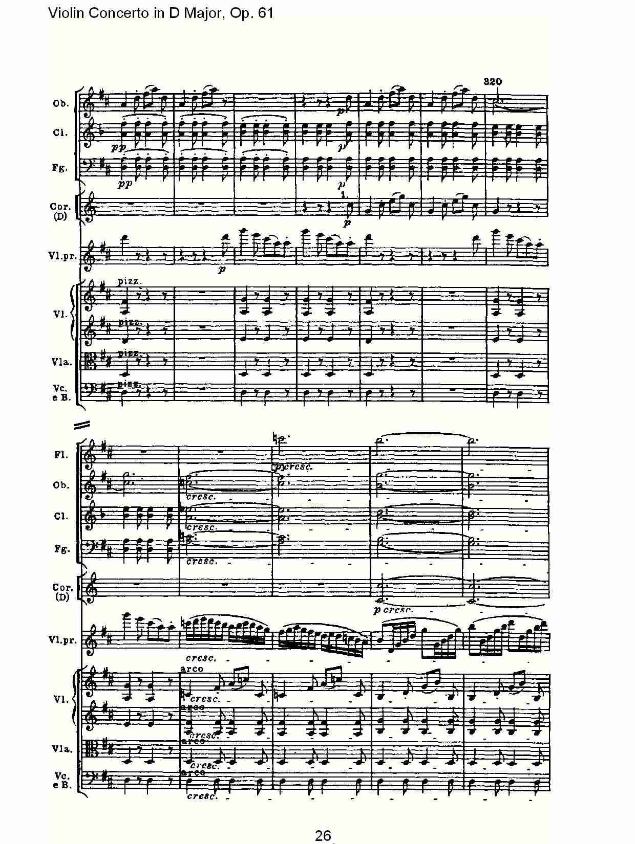 D大调小提琴协奏曲 Op.61第三乐章(三)总谱（图6）