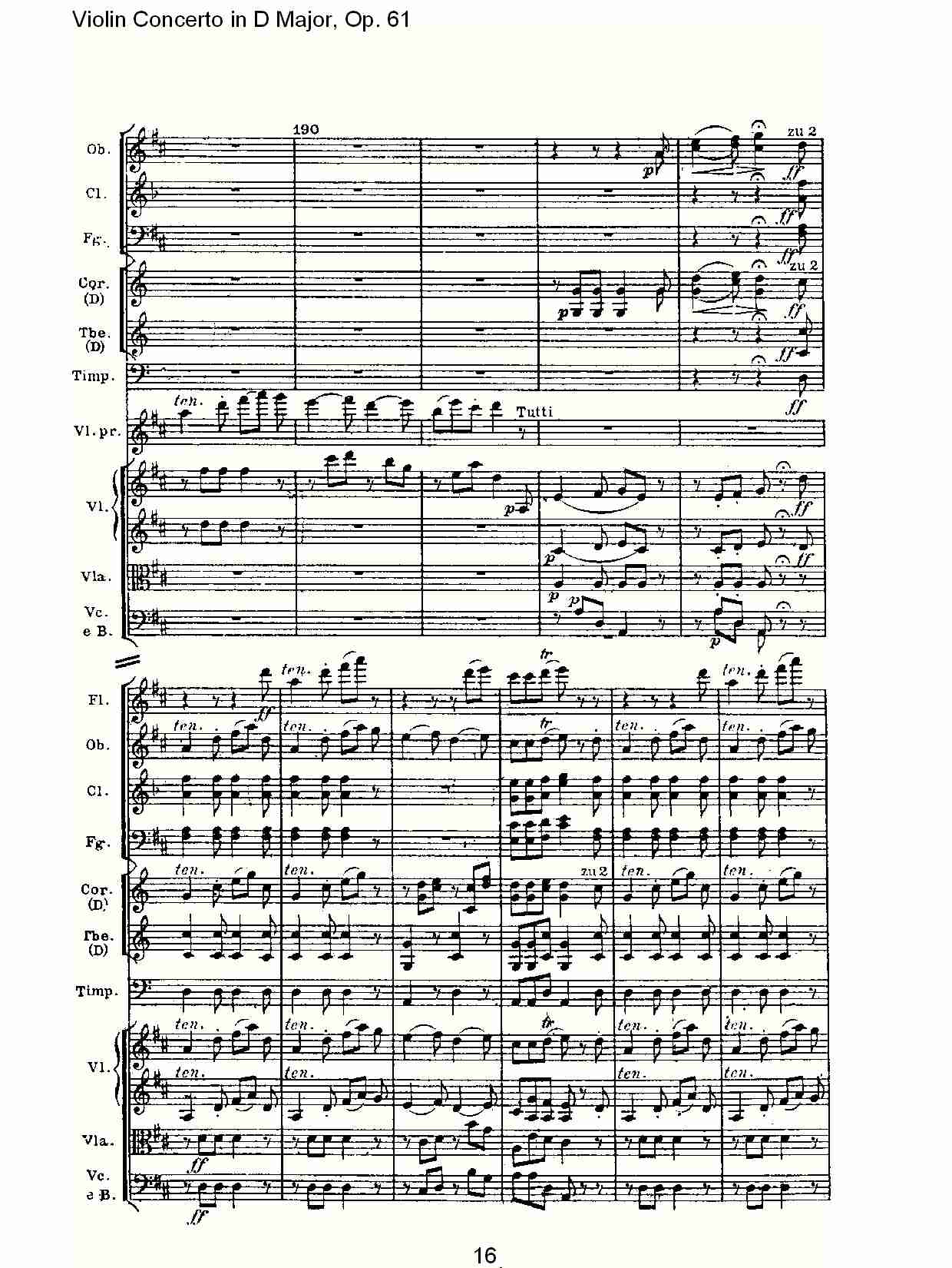 D大调小提琴协奏曲 Op.61第三乐章(二)总谱（图6）