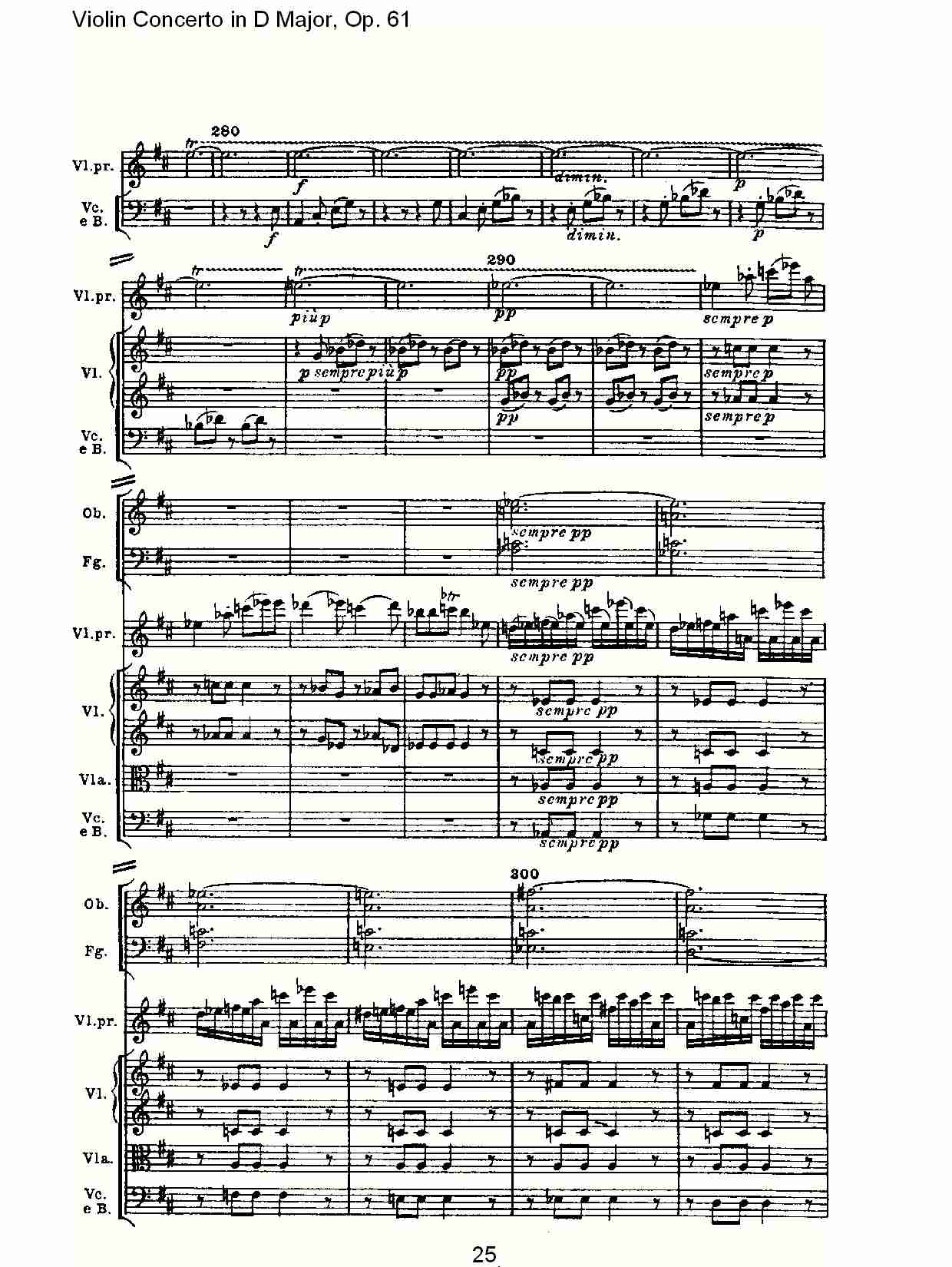D大调小提琴协奏曲 Op.61第三乐章(三)总谱（图5）