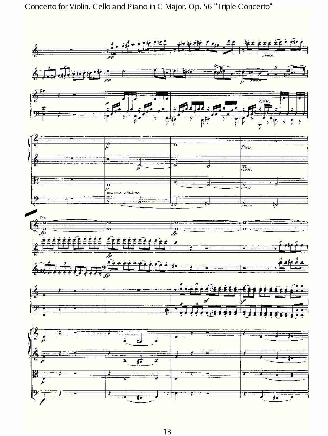 C大调大提琴与钢琴协奏曲 Op.56第一乐章(二)总谱（图3）