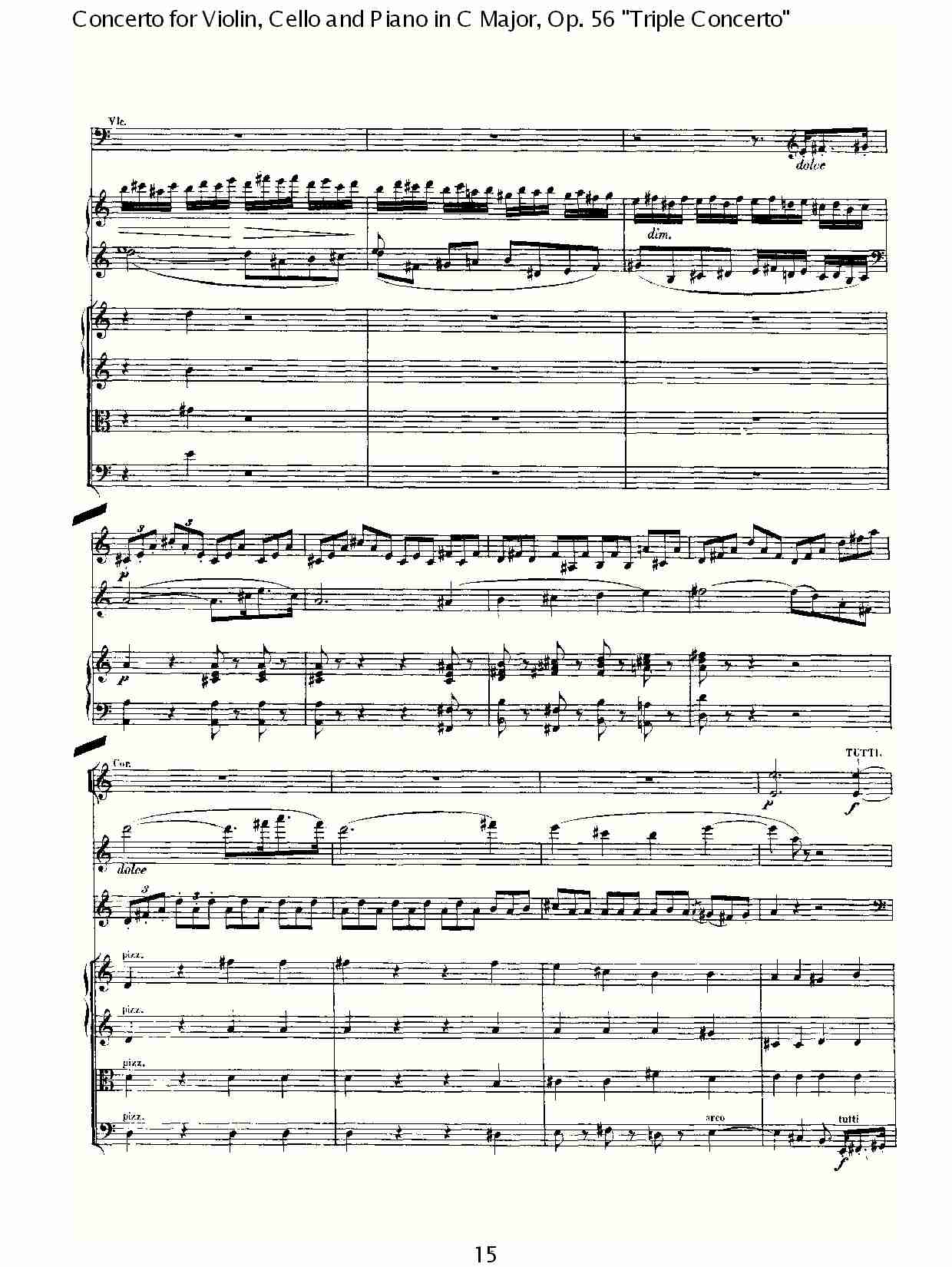C大调大提琴与钢琴协奏曲 Op.56第一乐章(二)总谱（图5）