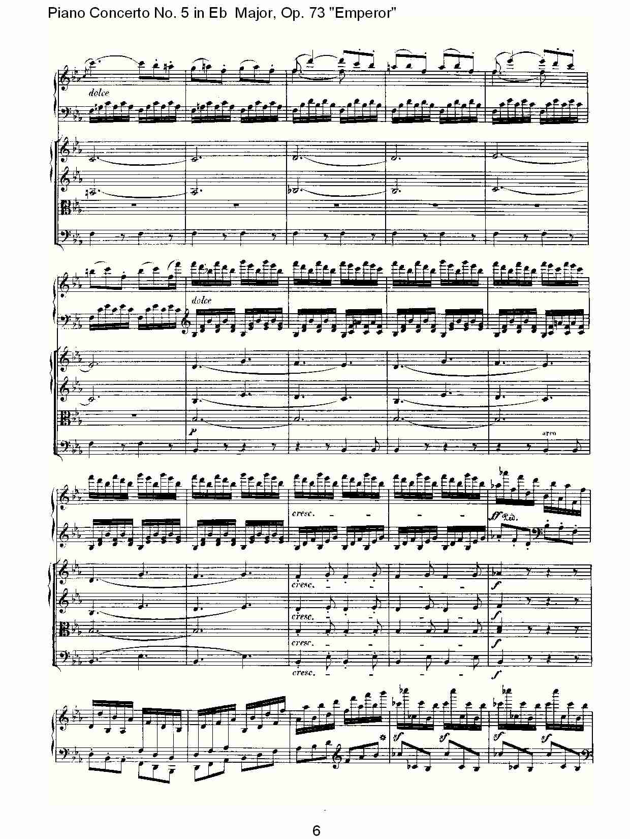 Eb大调钢琴第五协奏曲 Op.73“皇帝”第三乐章(一)总谱（图6）