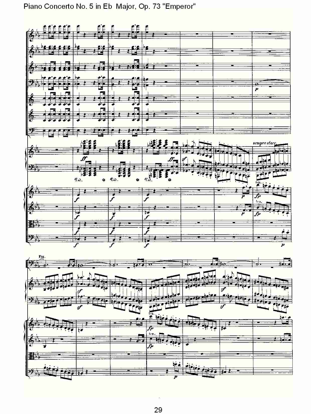 Eb大调钢琴第五协奏曲 Op.73“皇帝”第一乐章(三)总谱（图9）