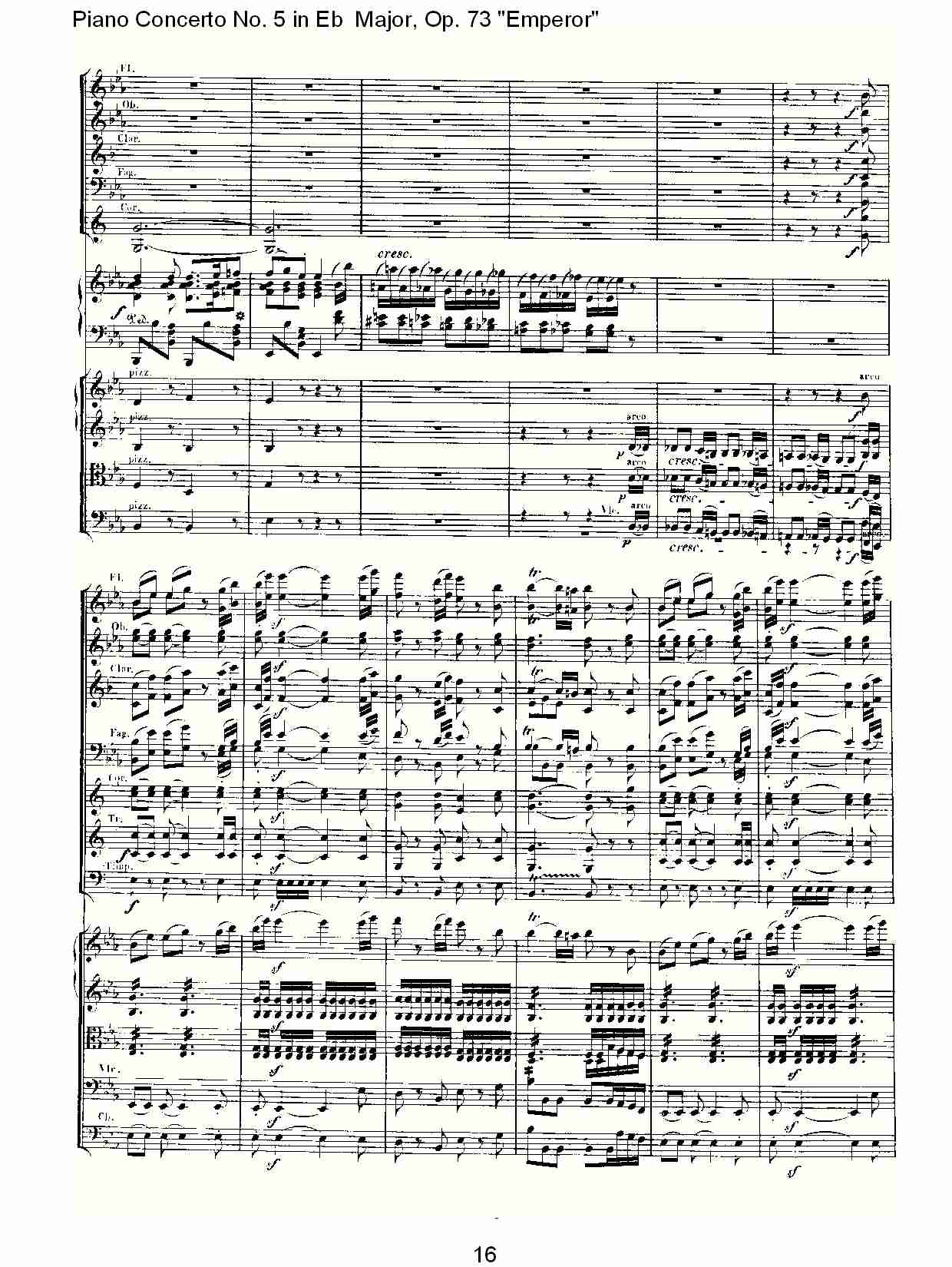 Eb大调钢琴第五协奏曲 Op.73“皇帝”第三乐章(二)总谱（图6）