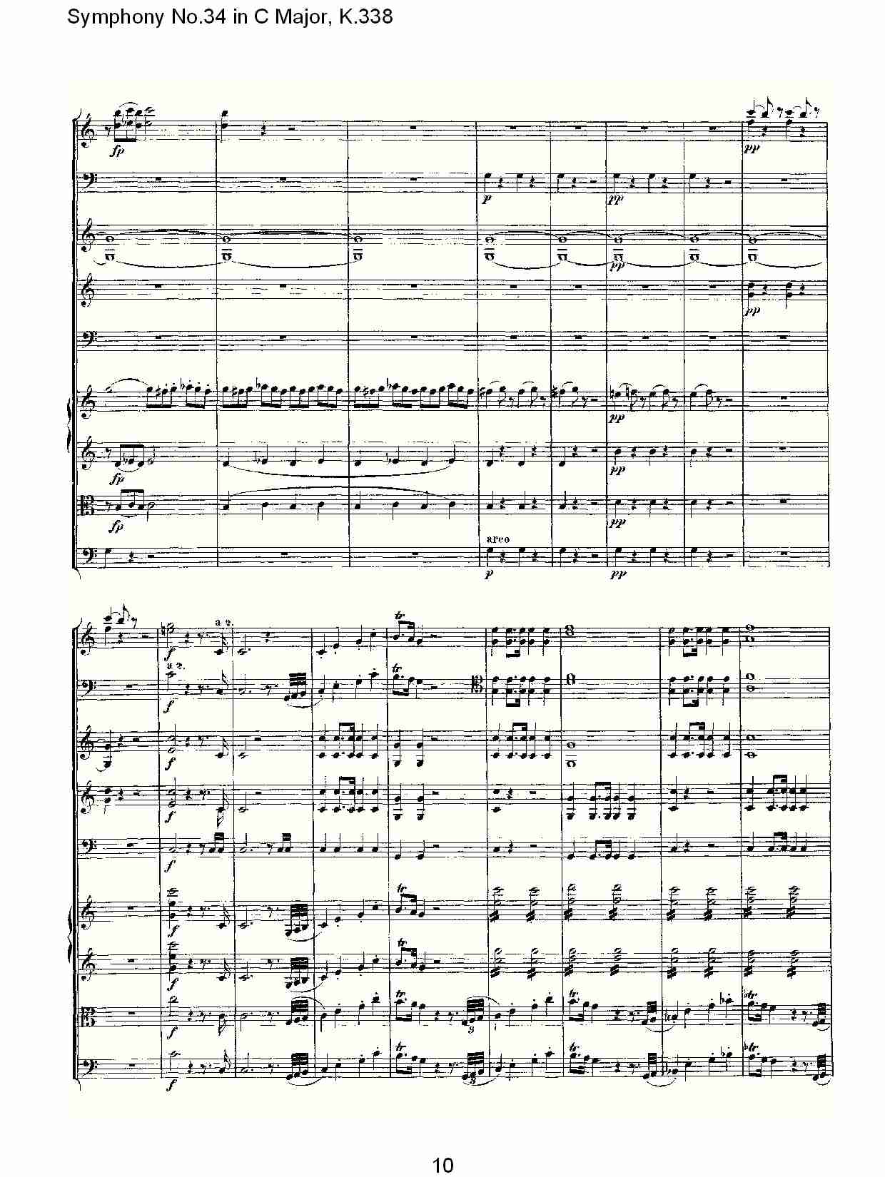(C大调第三十四交响曲K.338)（二）总谱（图5）