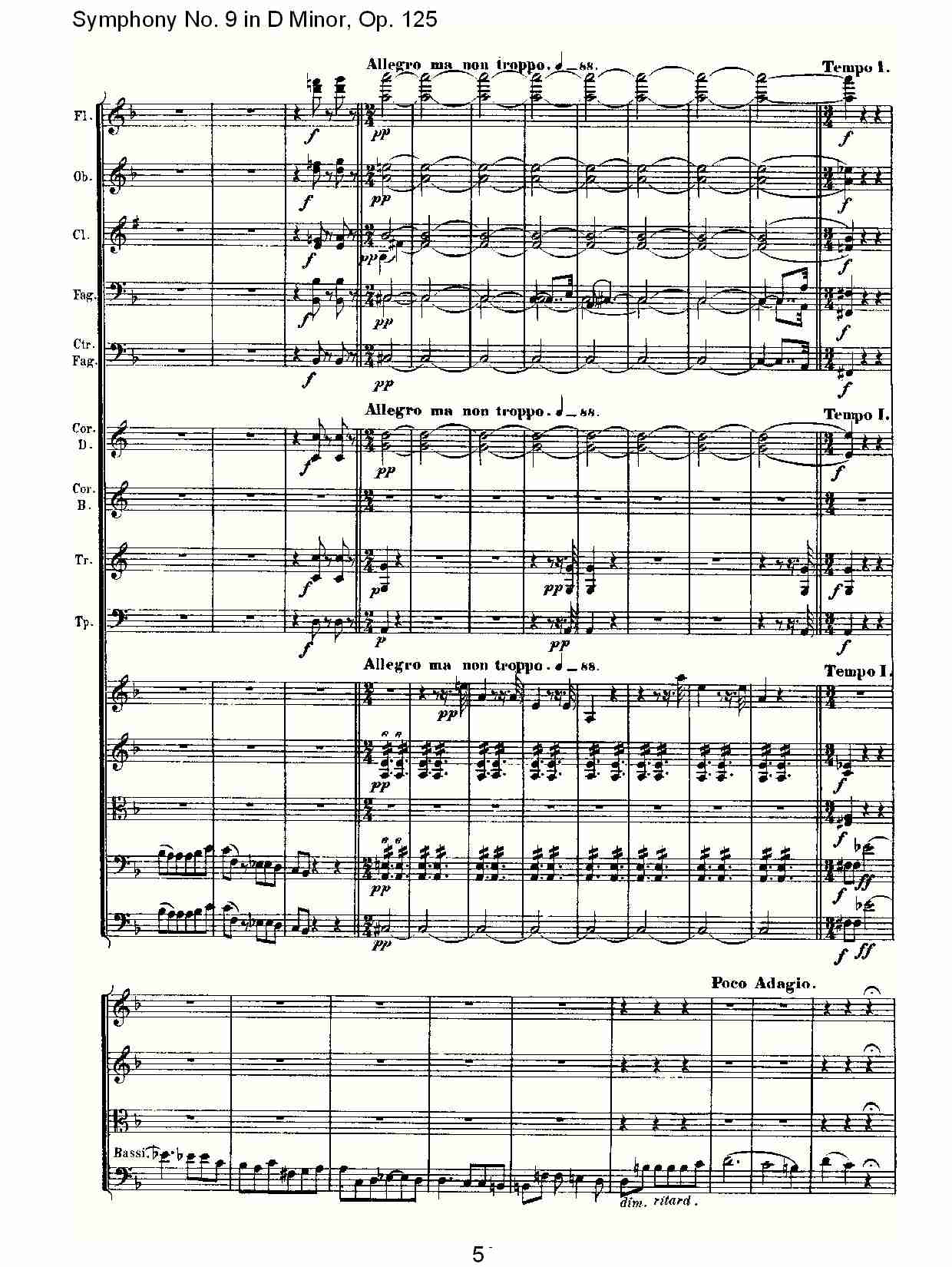 （D小调第九交响曲 Op.125）第四乐章（一）总谱（图5）