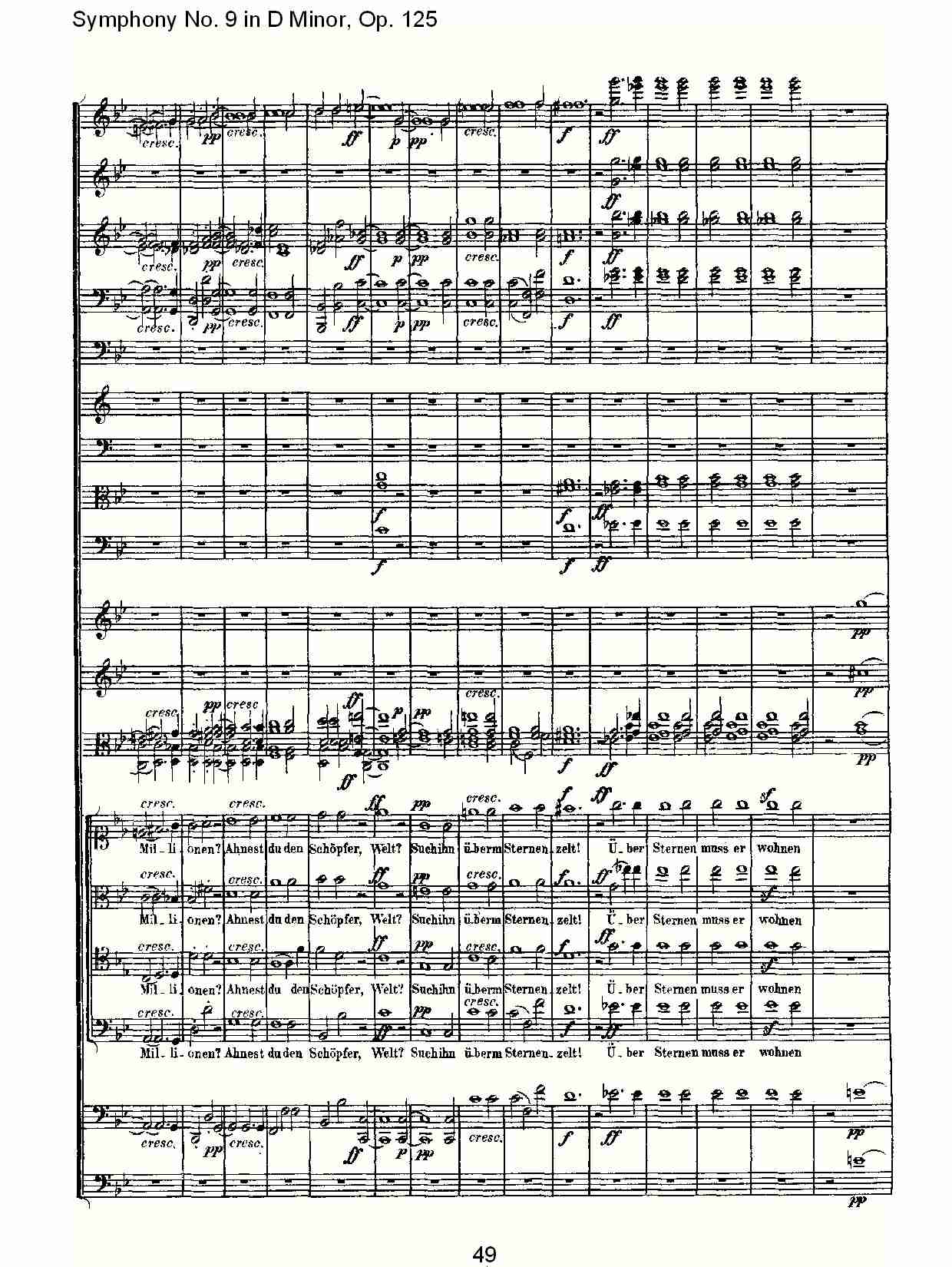 （D小调第九交响曲 Op.125）第四乐章（十）总谱（图4）