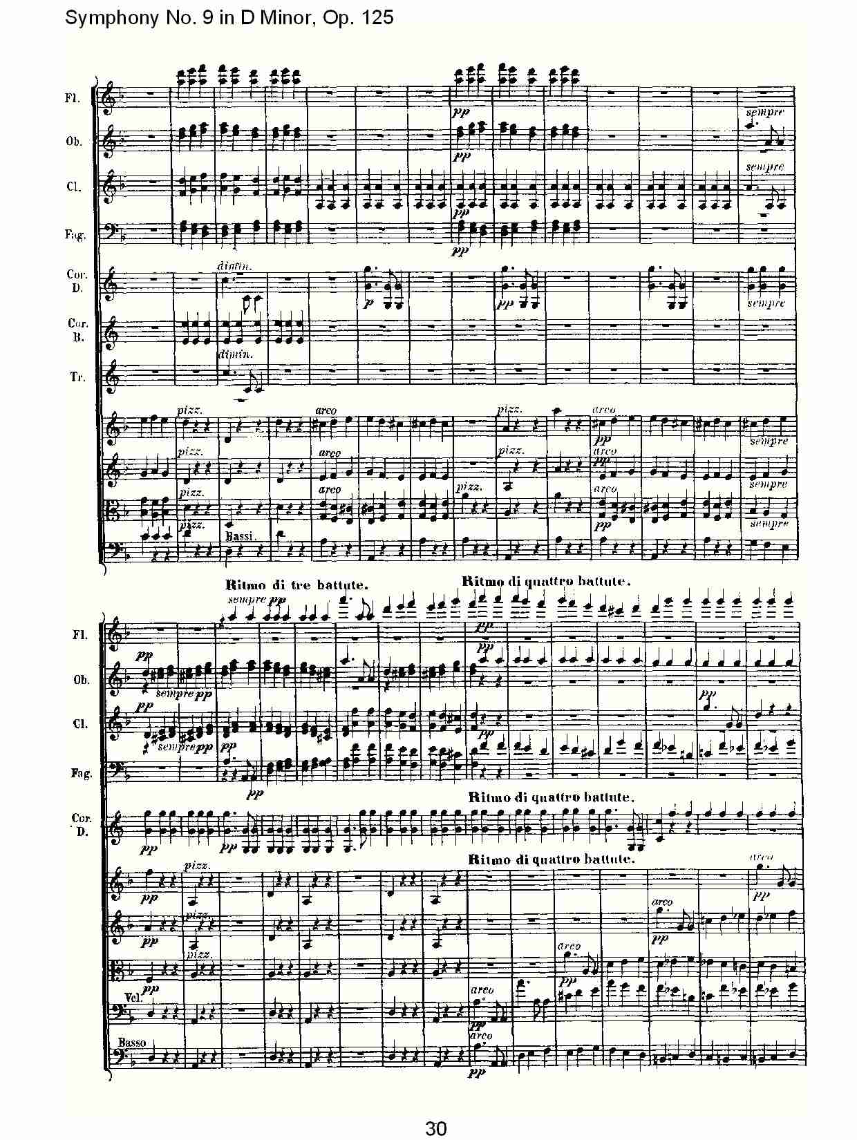 （D小调第九交响曲 Op.125）第二乐章（六）总谱（图5）
