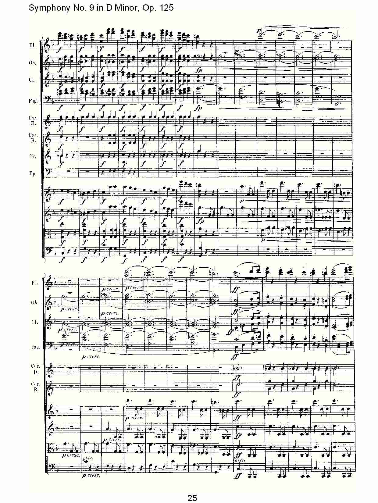 （D小调第九交响曲 Op.125）第二乐章（五）总谱（图5）