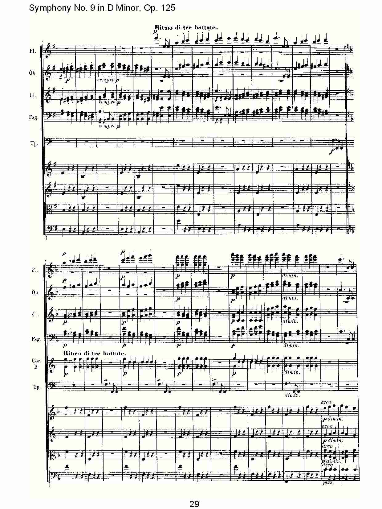 （D小调第九交响曲 Op.125）第二乐章（六）总谱（图4）