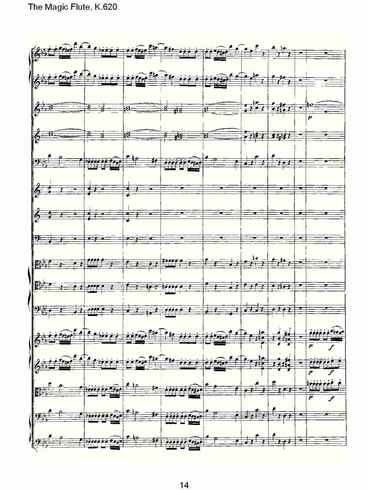 The Magic Flute, K.620 （三）总谱（图4）