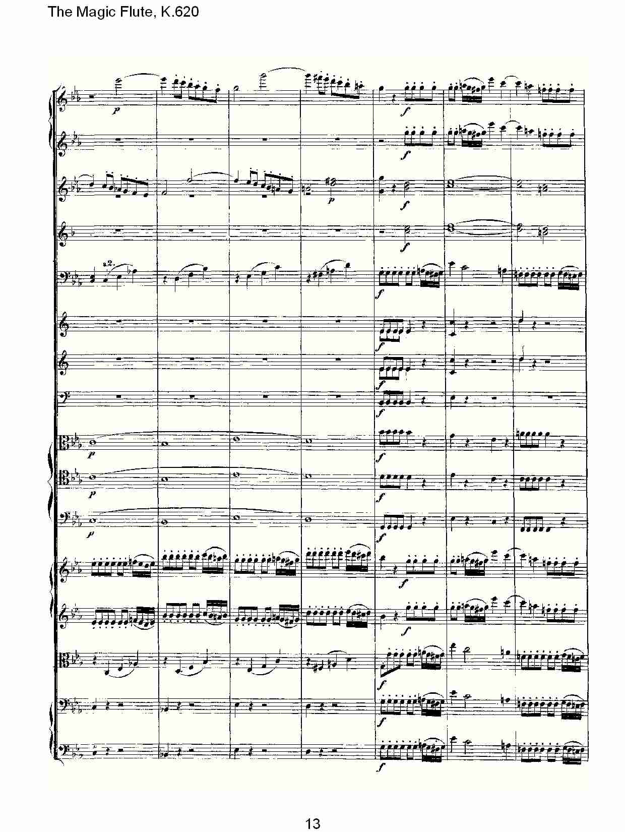 The Magic Flute, K.620 （三）总谱（图3）