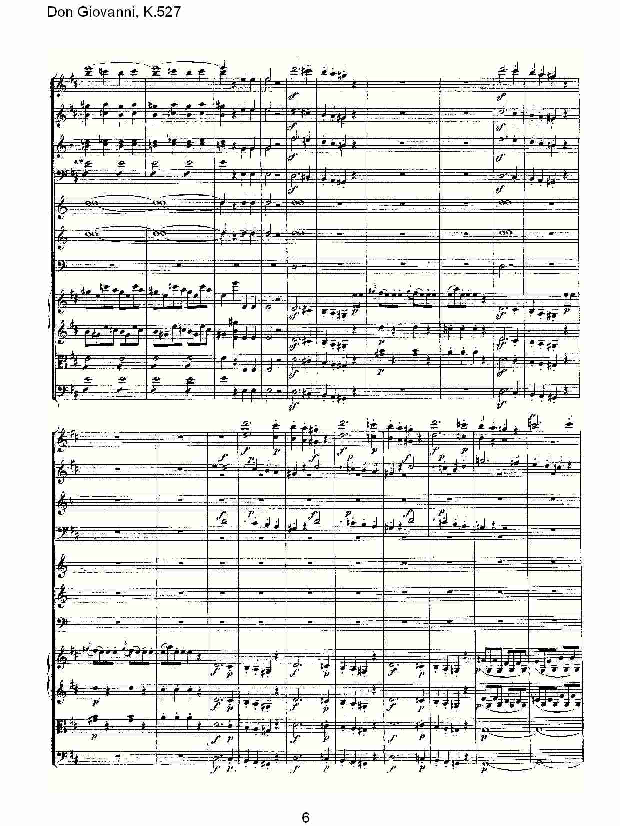 Don Giovanni, K.527 （二）总谱（图1）