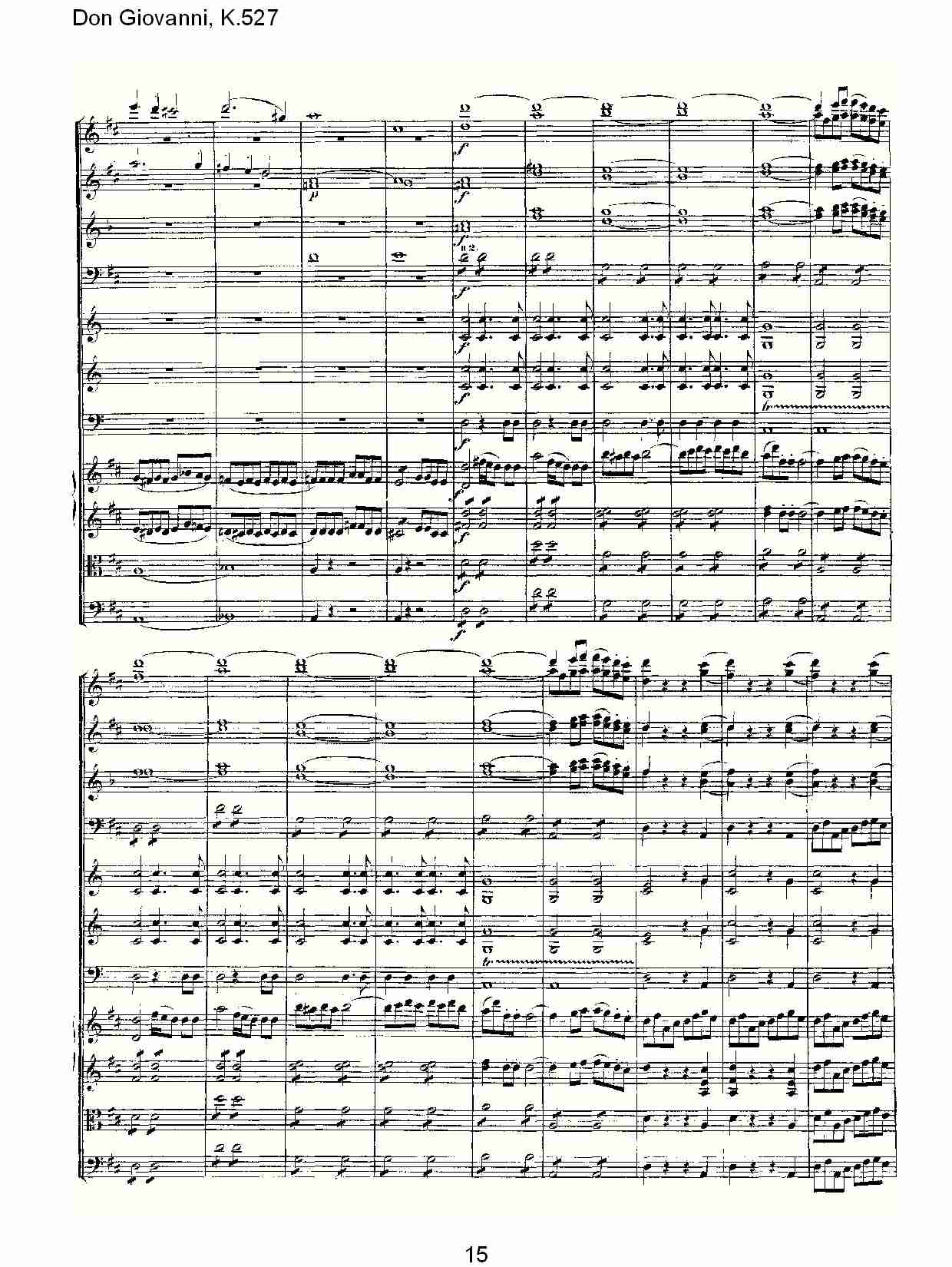 Don Giovanni, K.527 （三）总谱（图5）