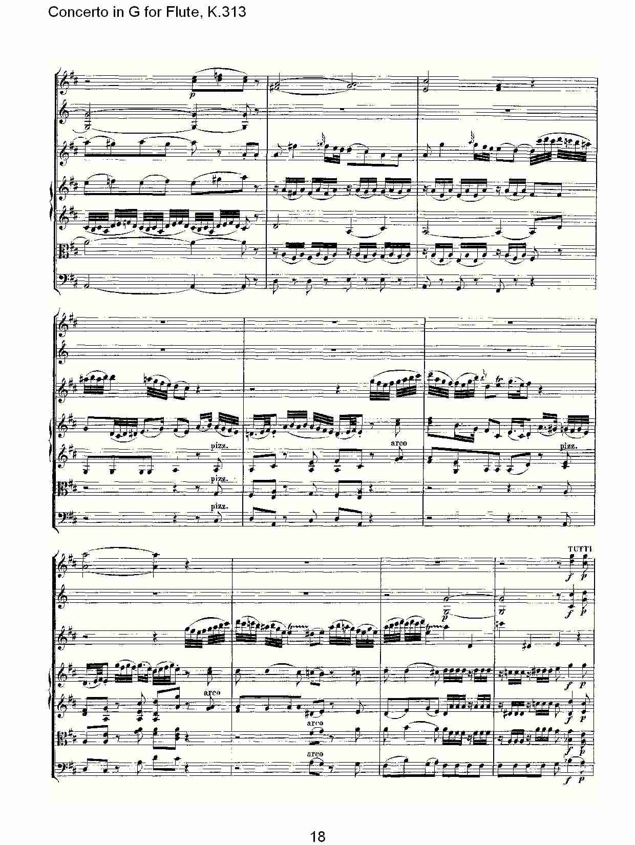 G调长笛协奏曲, K.313（四）总谱（图3）
