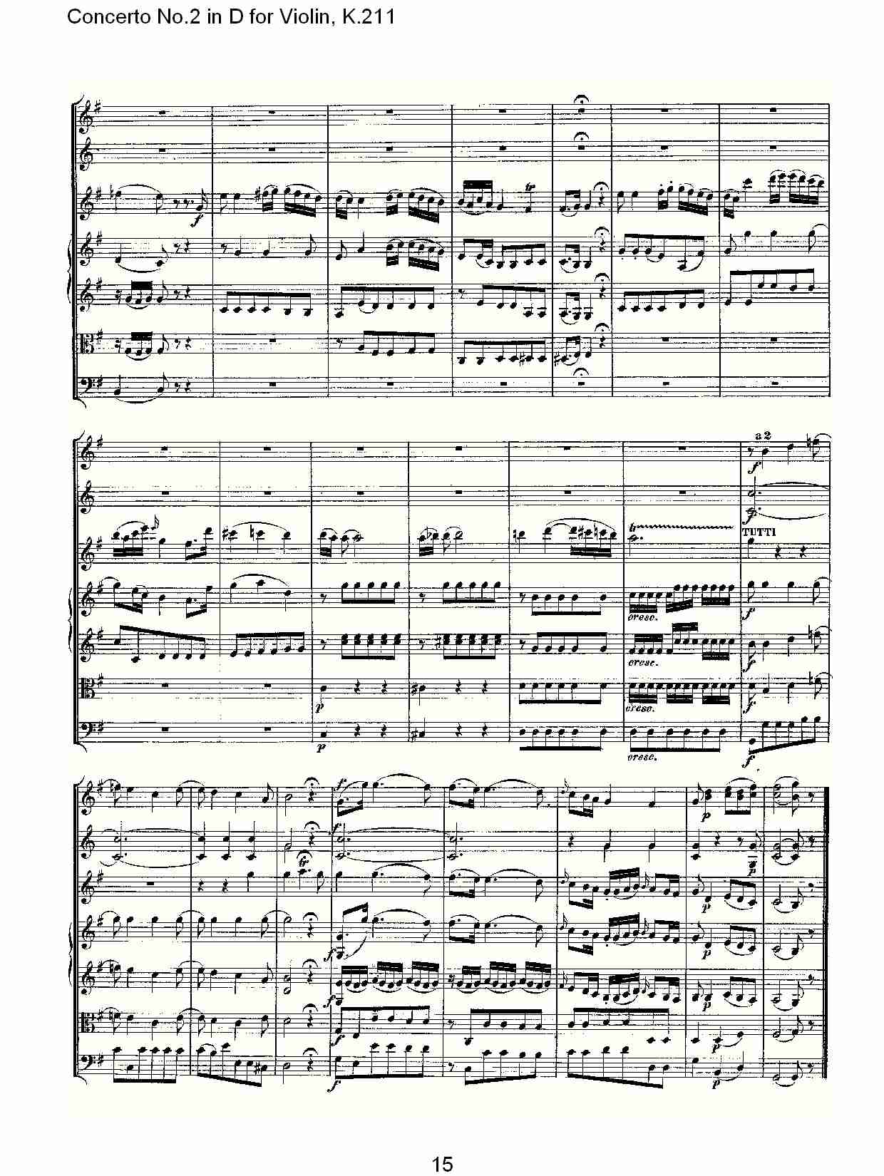 D调小提琴第二协奏曲, K.211 （三）总谱（图5）