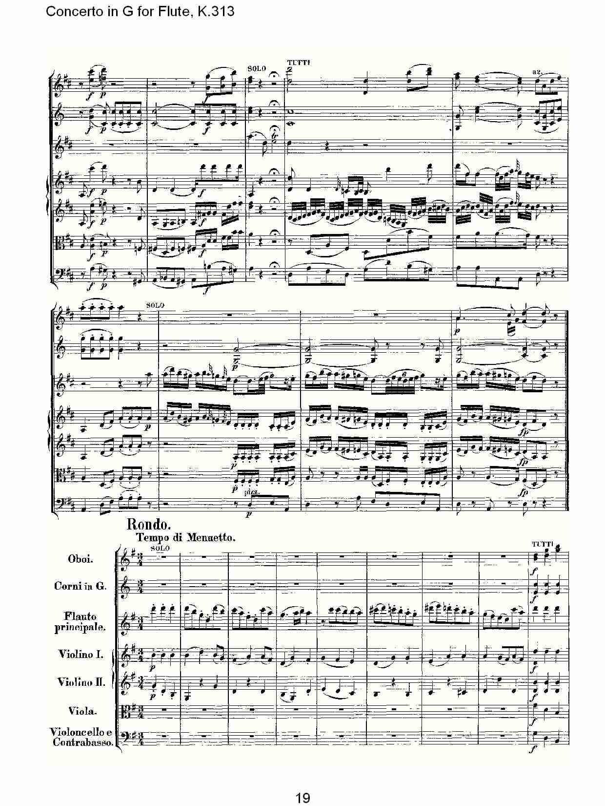 G调长笛协奏曲, K.313（四）总谱（图4）