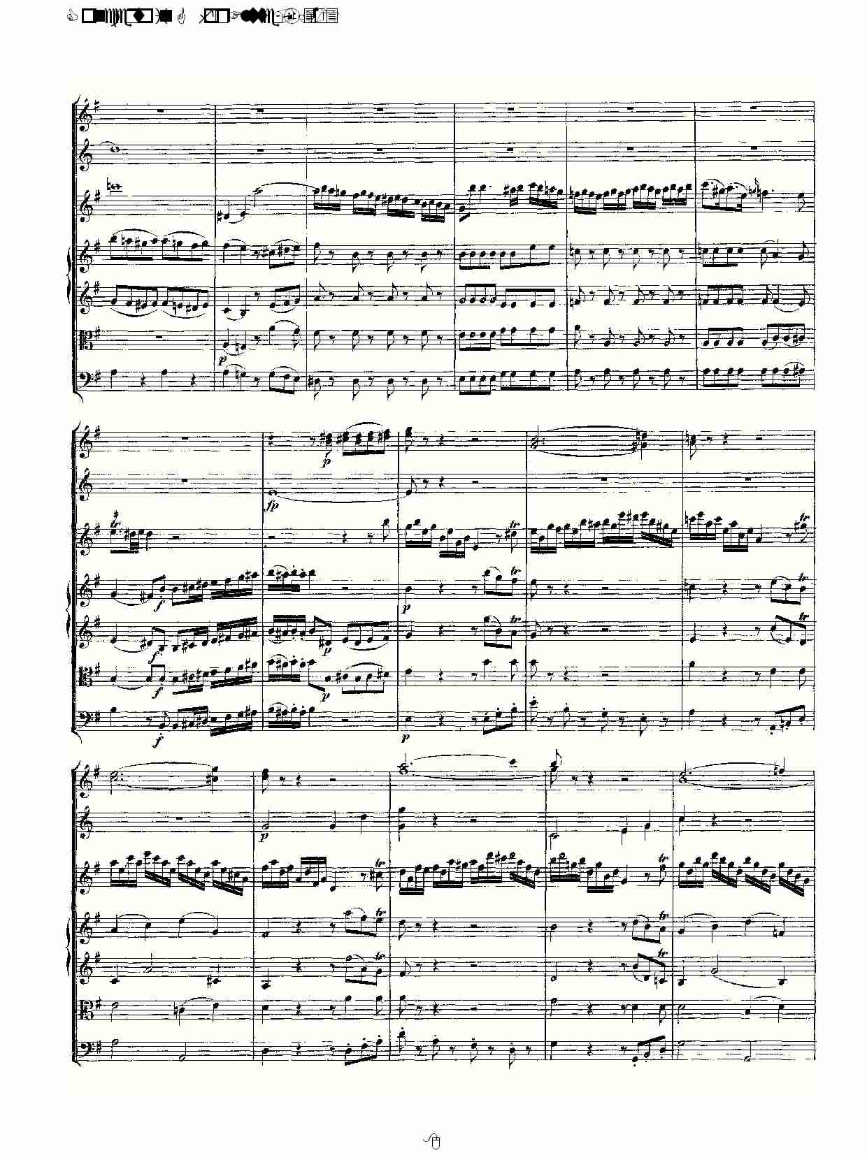 G调长笛协奏曲, K.313（二）总谱（图3）