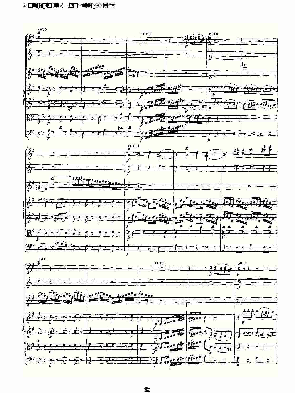 G调长笛协奏曲, K.313（二）总谱（图2）