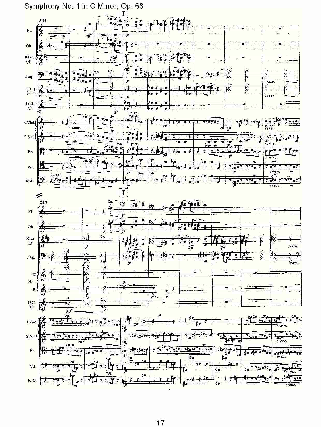 C小调第一交响曲, Op.68 第四乐章（四）.总谱（图3）