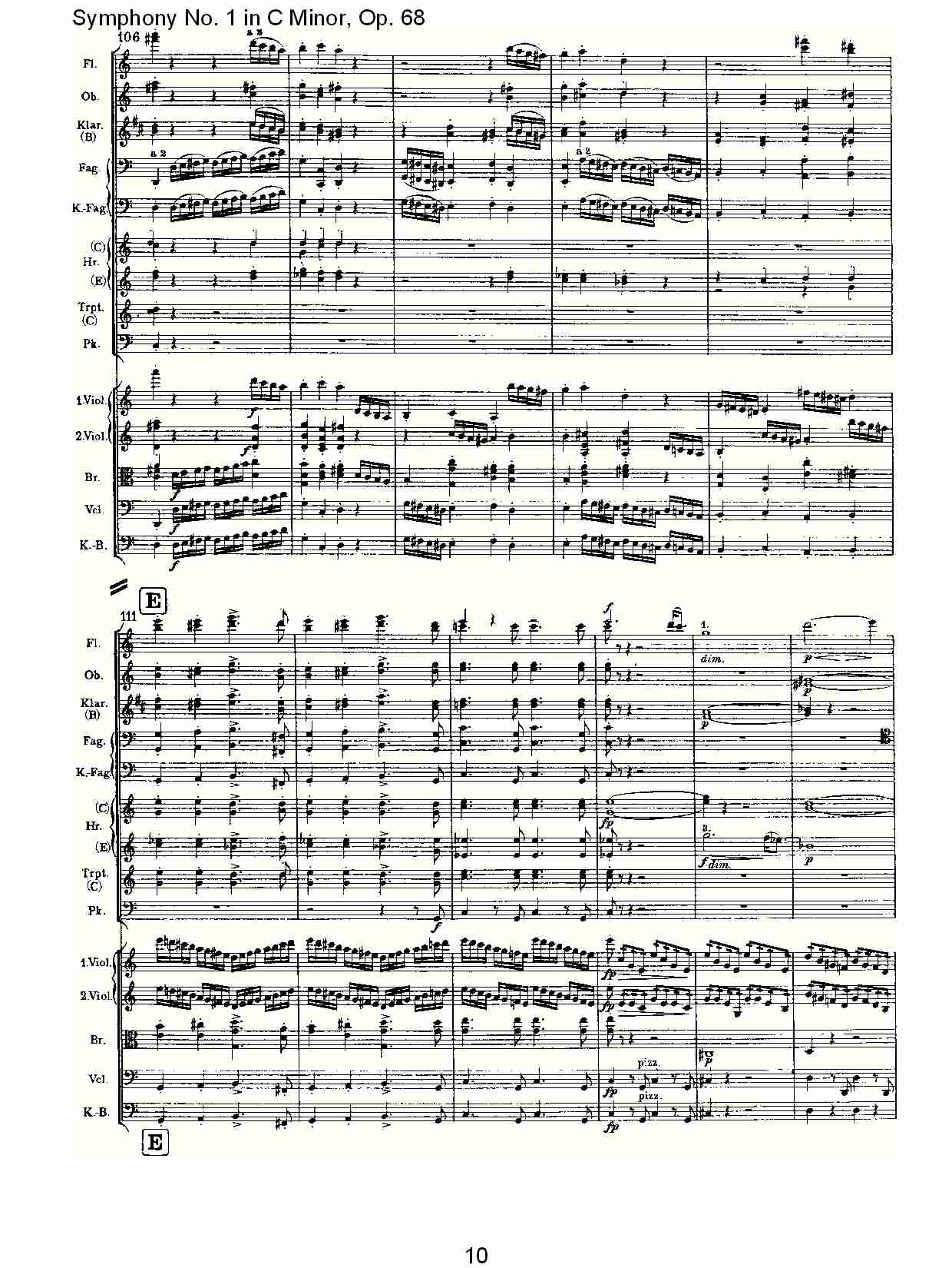 C小调第一交响曲, Op.68 第四乐章（二）.总谱（图5）