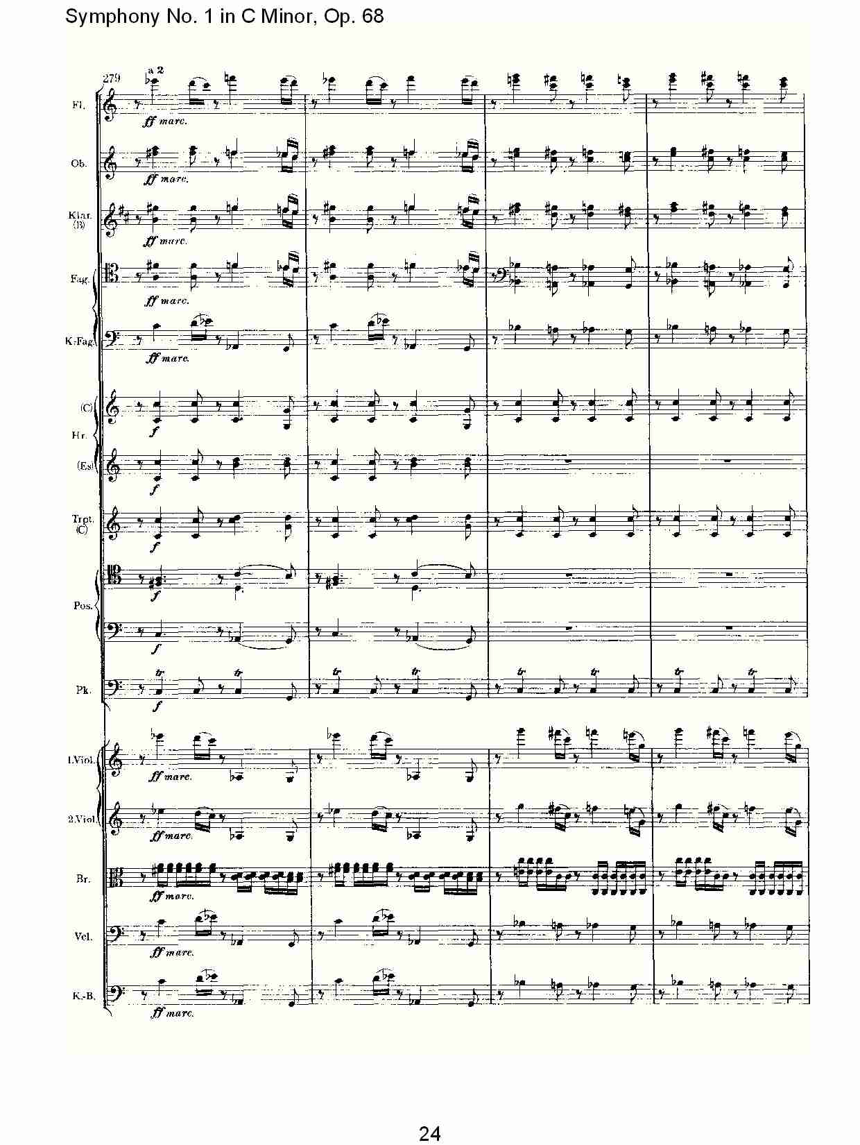 C小调第一交响曲, Op.68 第四乐章（五）总谱（图4）