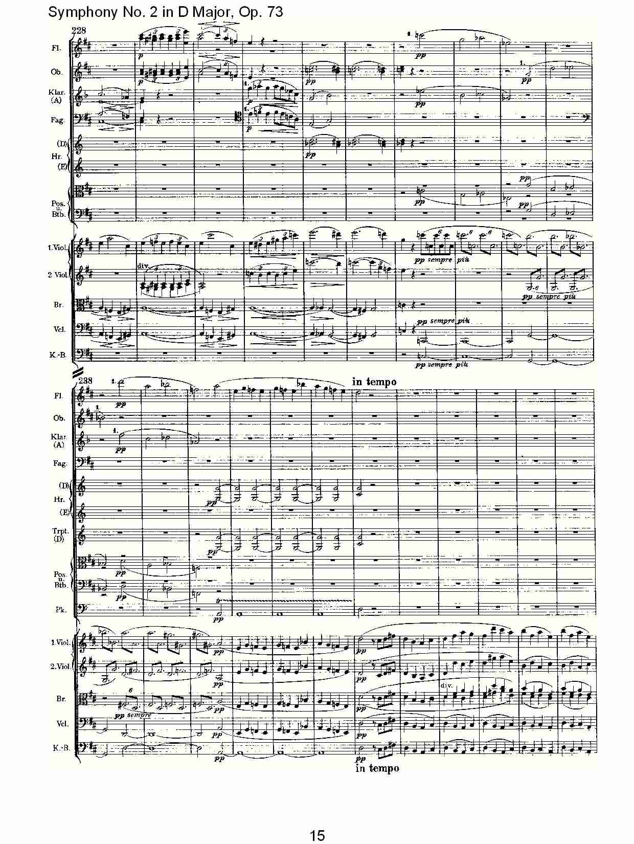 D大调第二交响曲, Op.73第四乐章（三）总谱（图5）