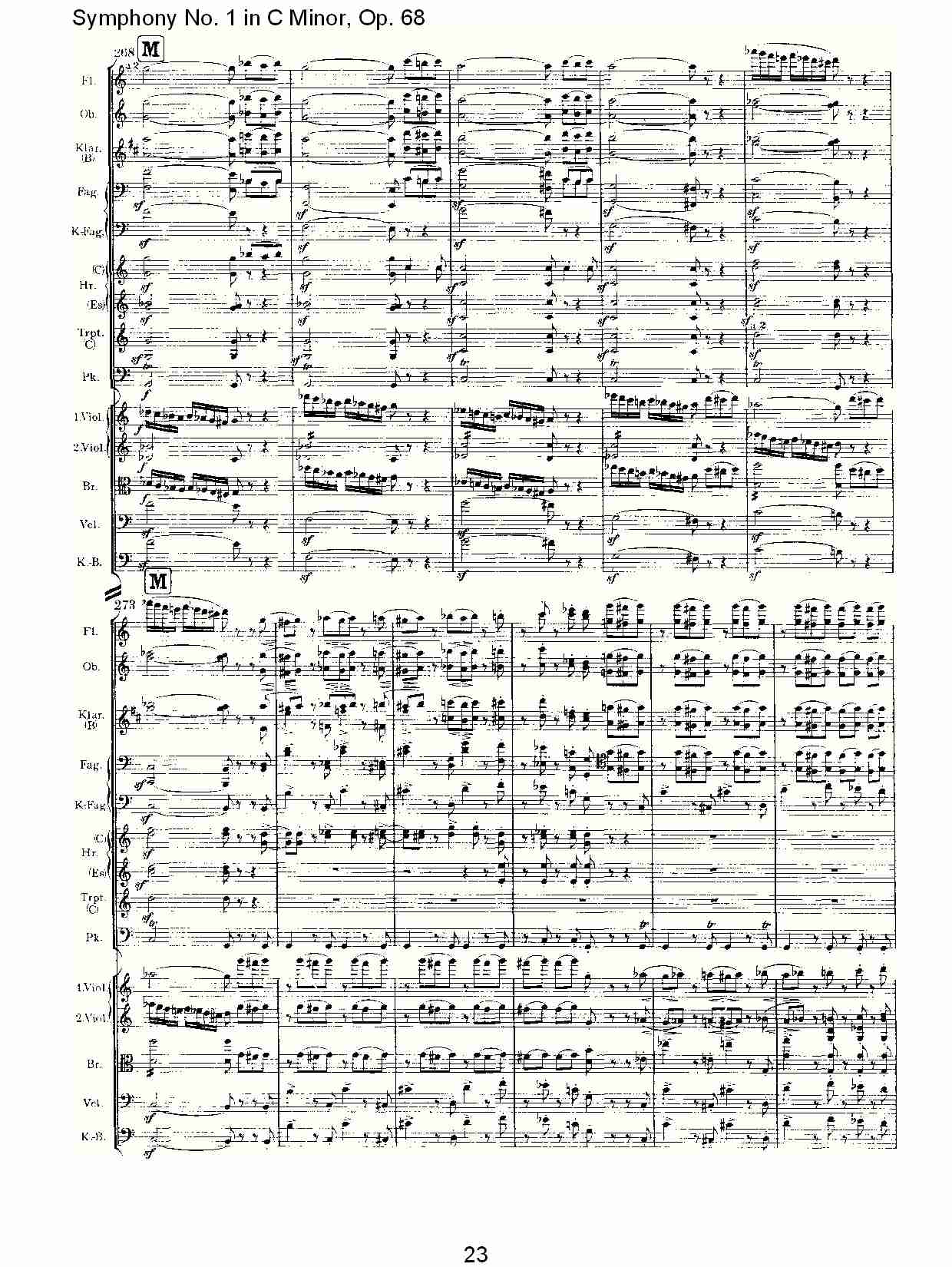 C小调第一交响曲, Op.68 第四乐章（五）总谱（图3）