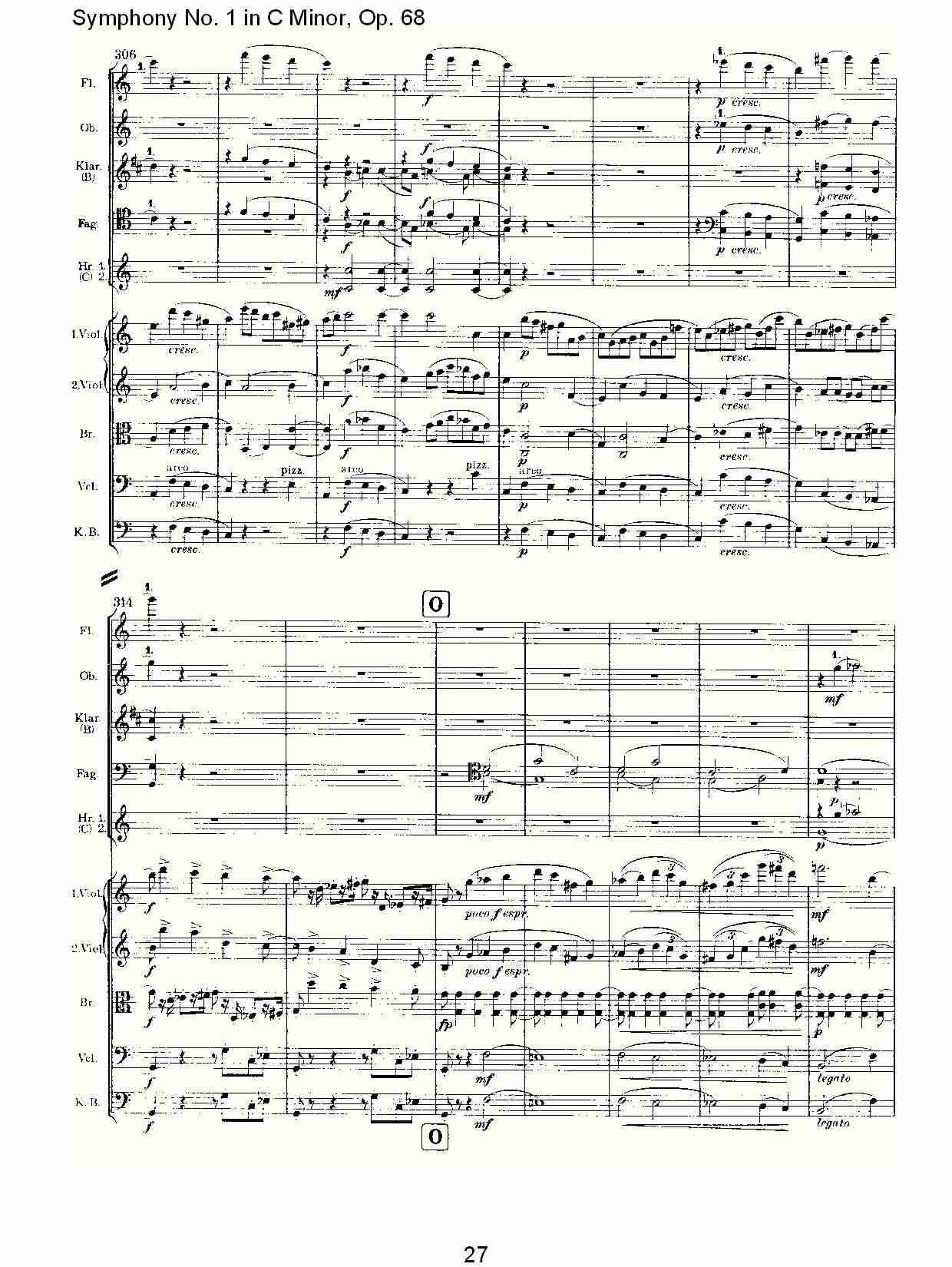 C小调第一交响曲, Op.68 第四乐章（六）总谱（图2）