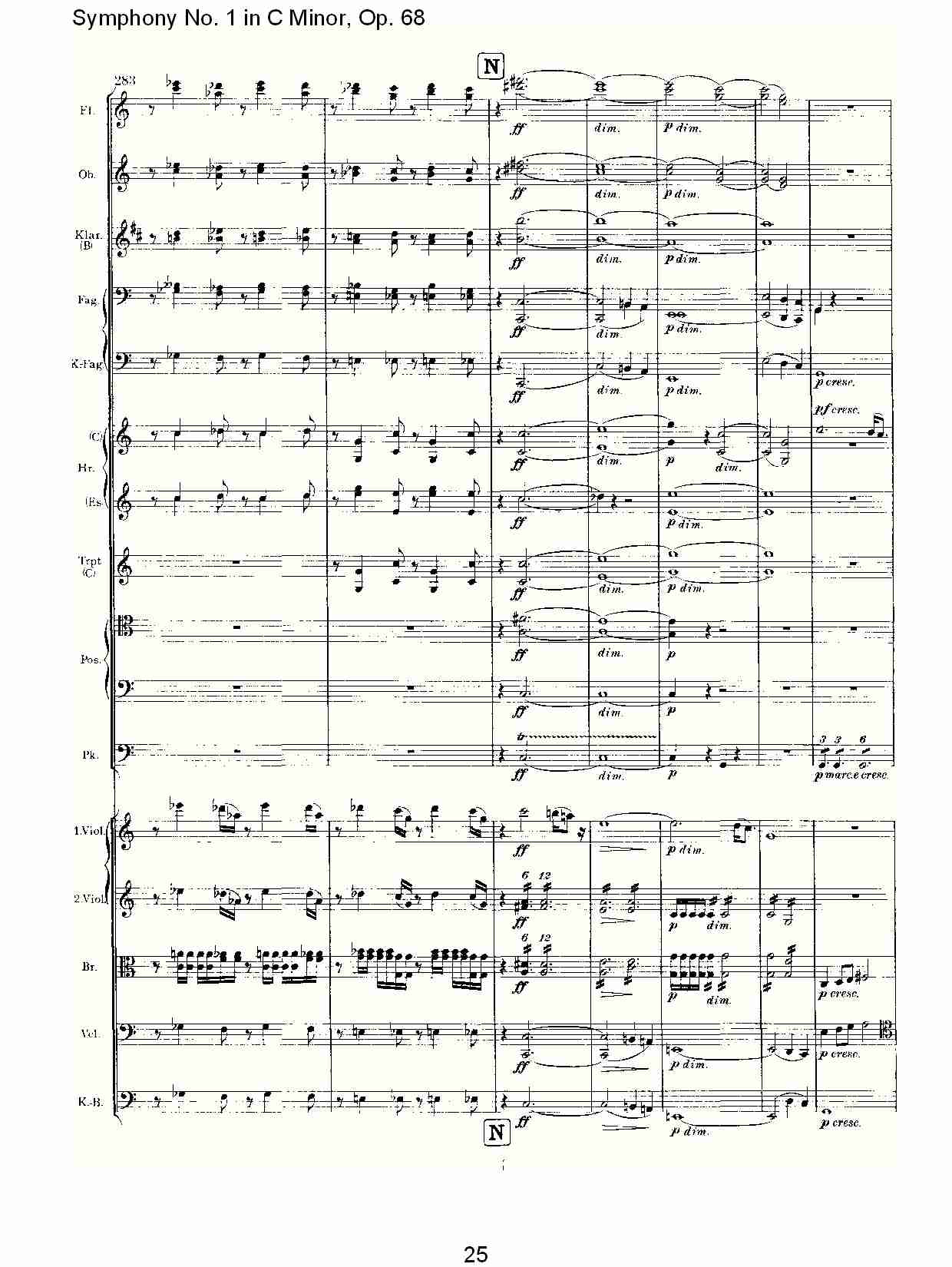 C小调第一交响曲, Op.68 第四乐章（五）总谱（图5）